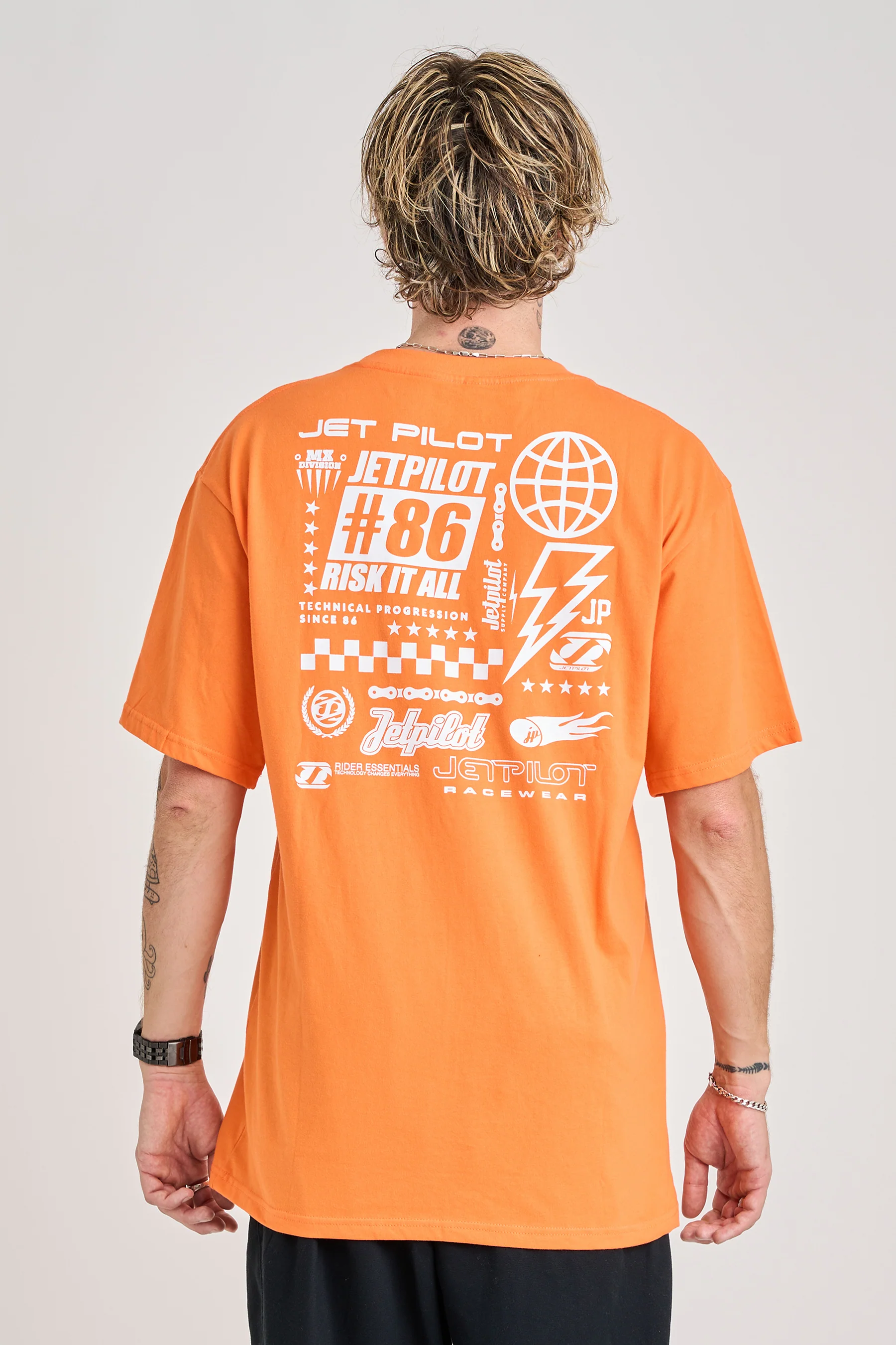 Jetpilot Progression Tee - Orange - Image 4