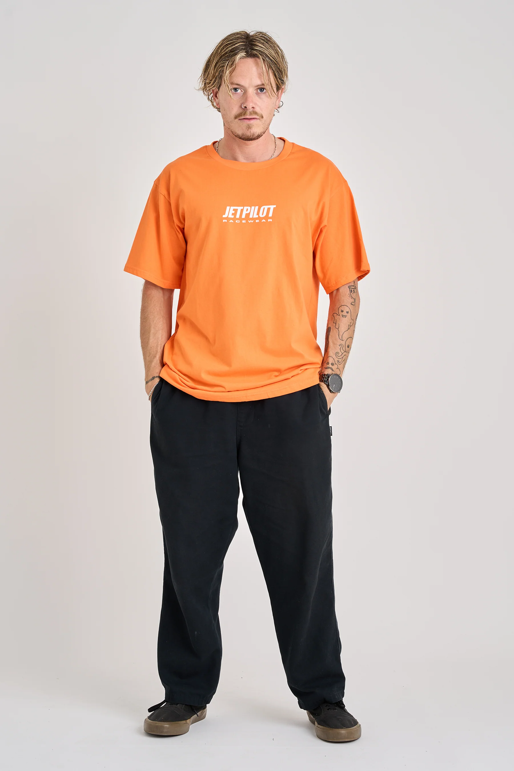 Jetpilot Progression Tee - Orange - Image 5