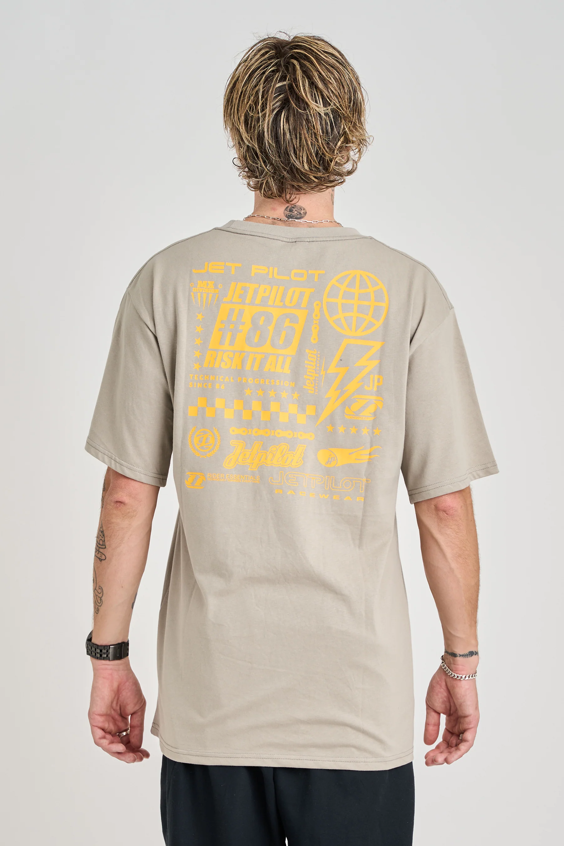 Jetpilot Progression Tee - Storm - Image 3