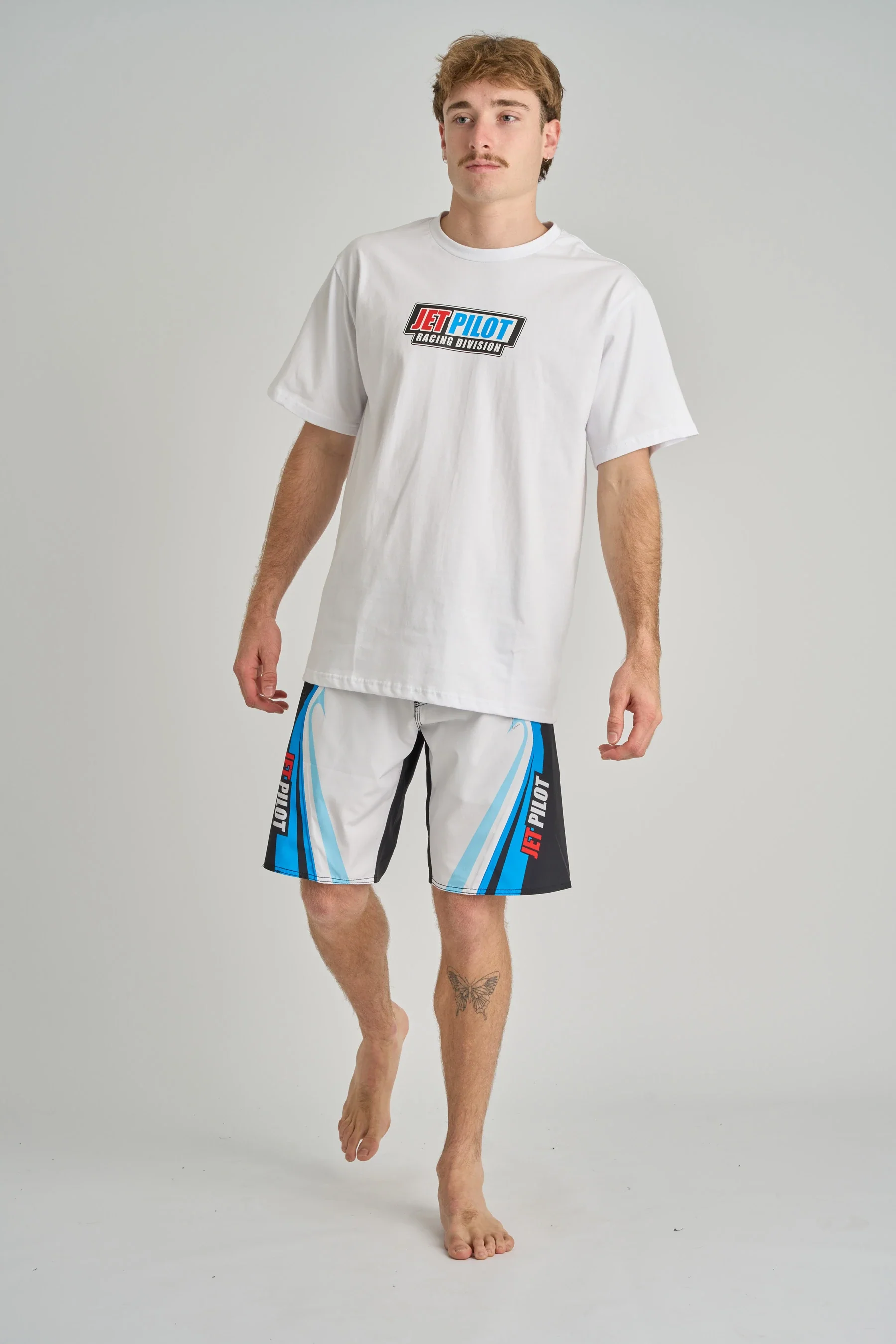 Jetpilot Pulse Streamliner Boardshort - Black/Blue - Image 2