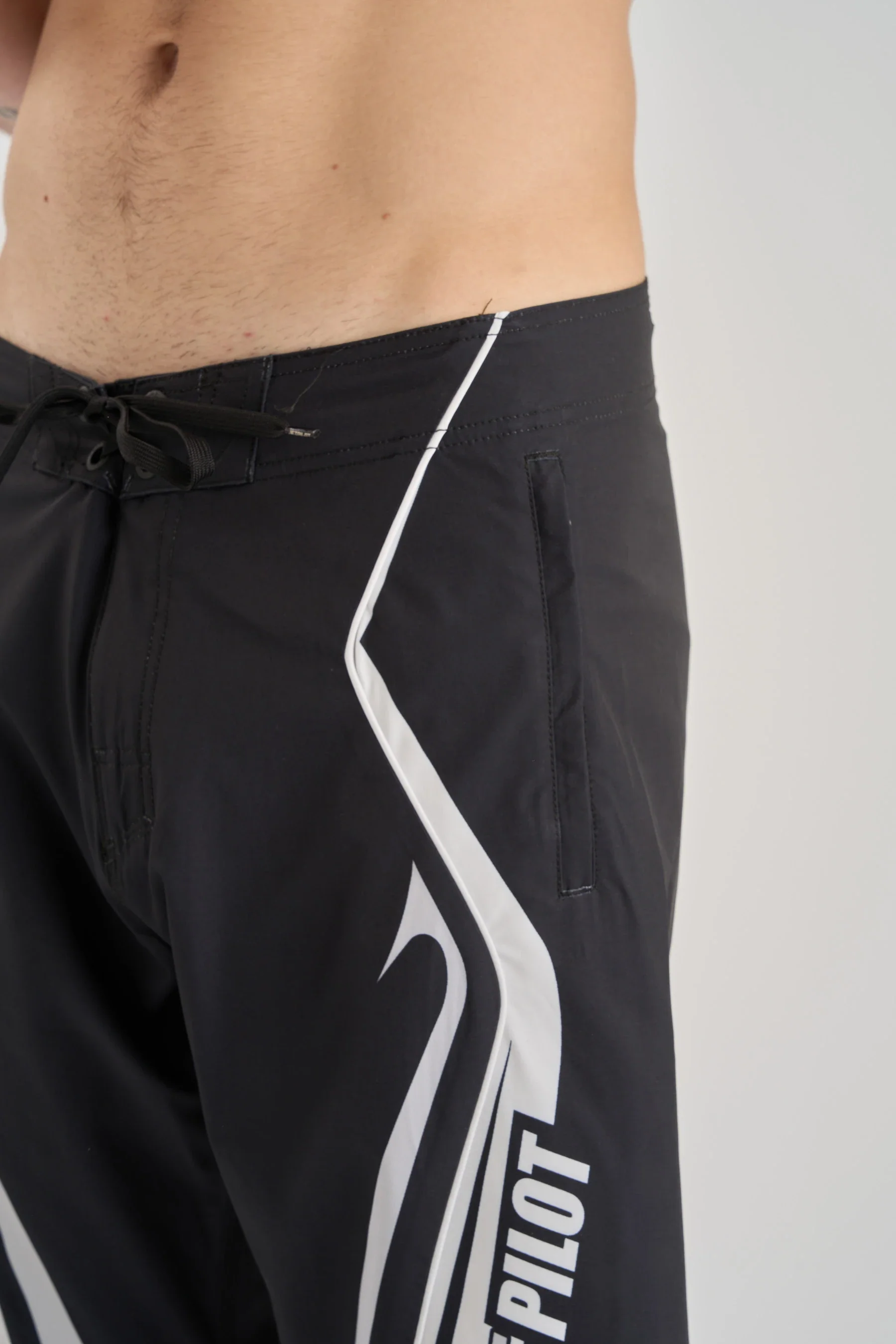 Jetpilot Pulse Streamliner Boardshort - Black/White - Image 7