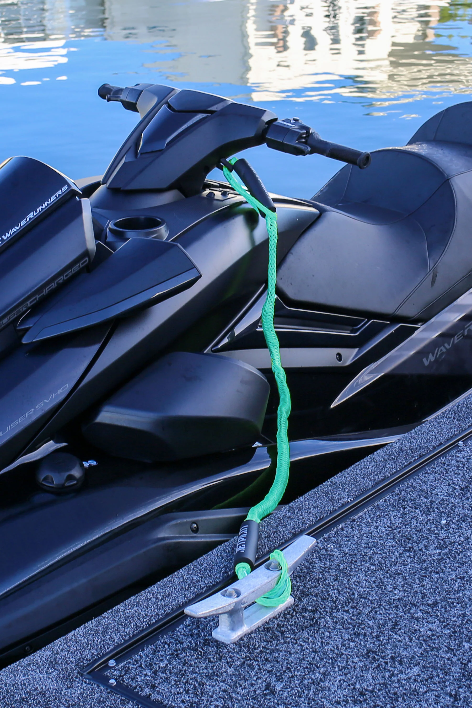 Jetpilot PWC Bungee Dock Tie Twin Pack - Green - Image 2