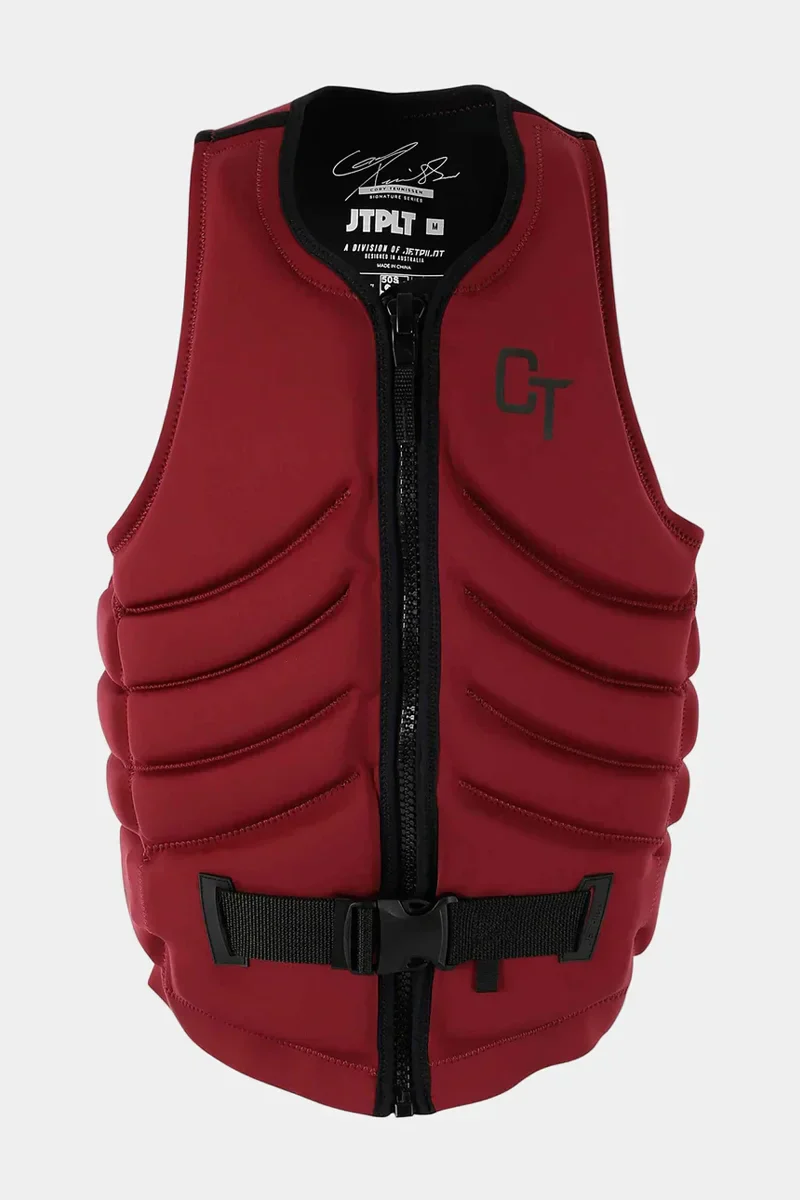 Jetpilot Quantum Life Jacket - Cory Tuenissen Signature Series - Dark Maroon