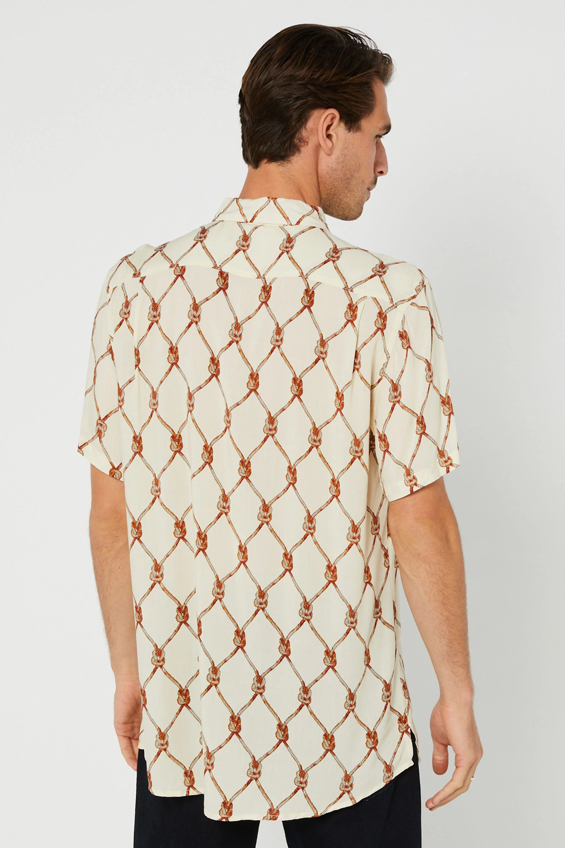 Jetpilot Rope Mens S/S Shirt - White - Image 3