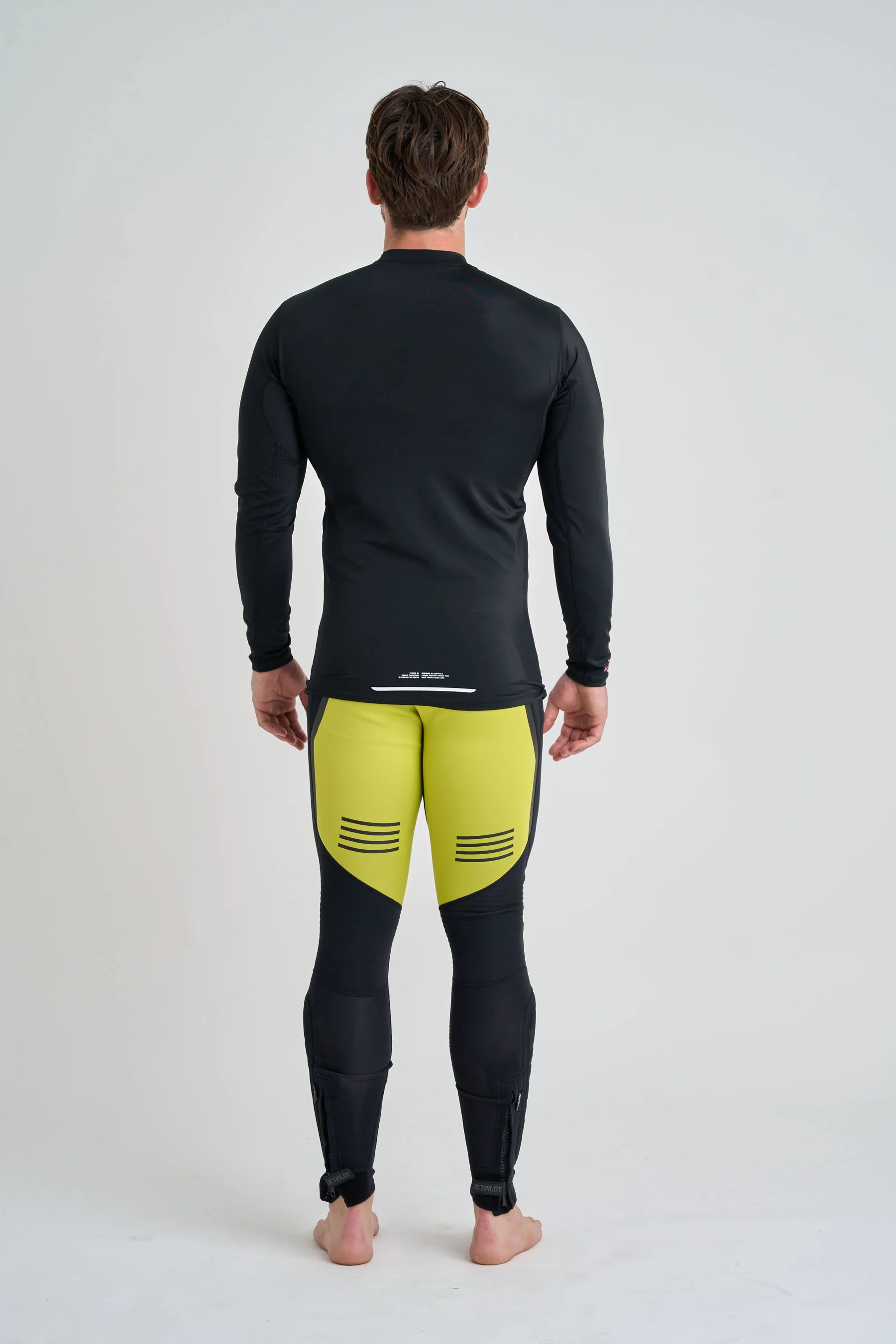 Jetpilot Vault Mens Long Sleeve Rashie - Black - Image 3