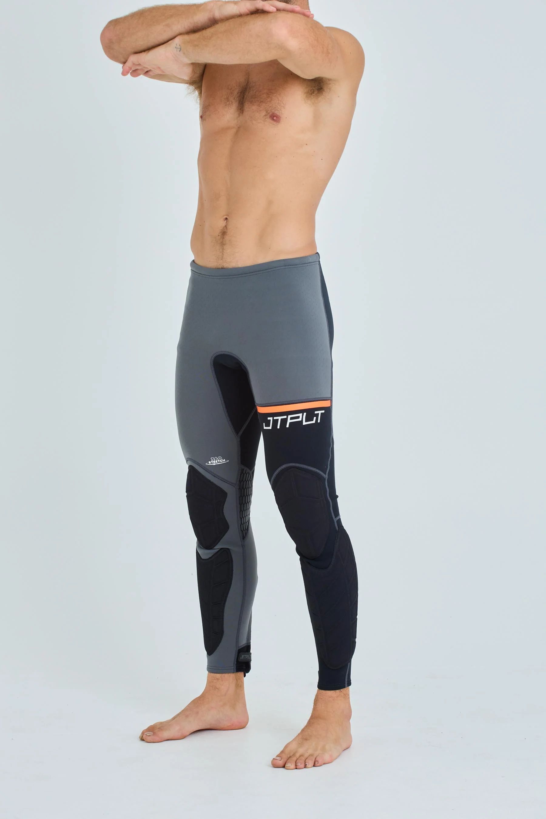 Jetpilot RX Vault Mens Neo Pant - Char/Orange - Image 3