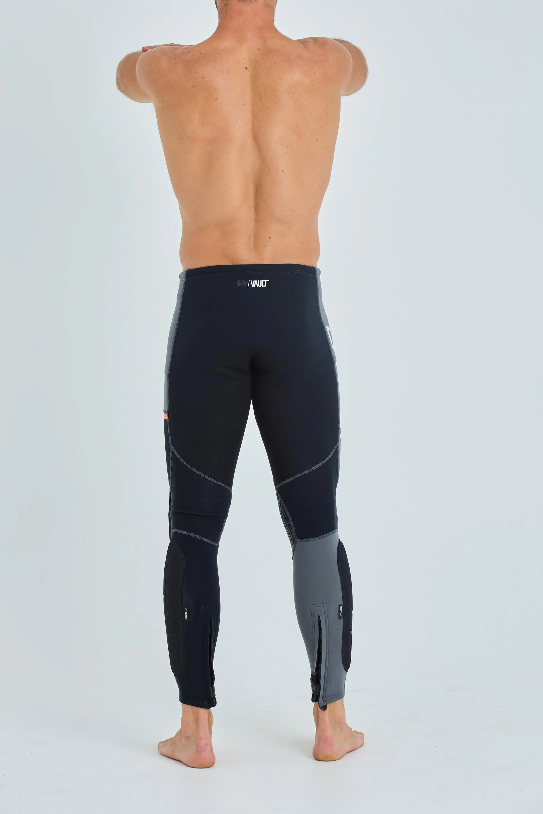 Jetpilot RX Vault Mens Neo Pant - Char/Orange - Image 4
