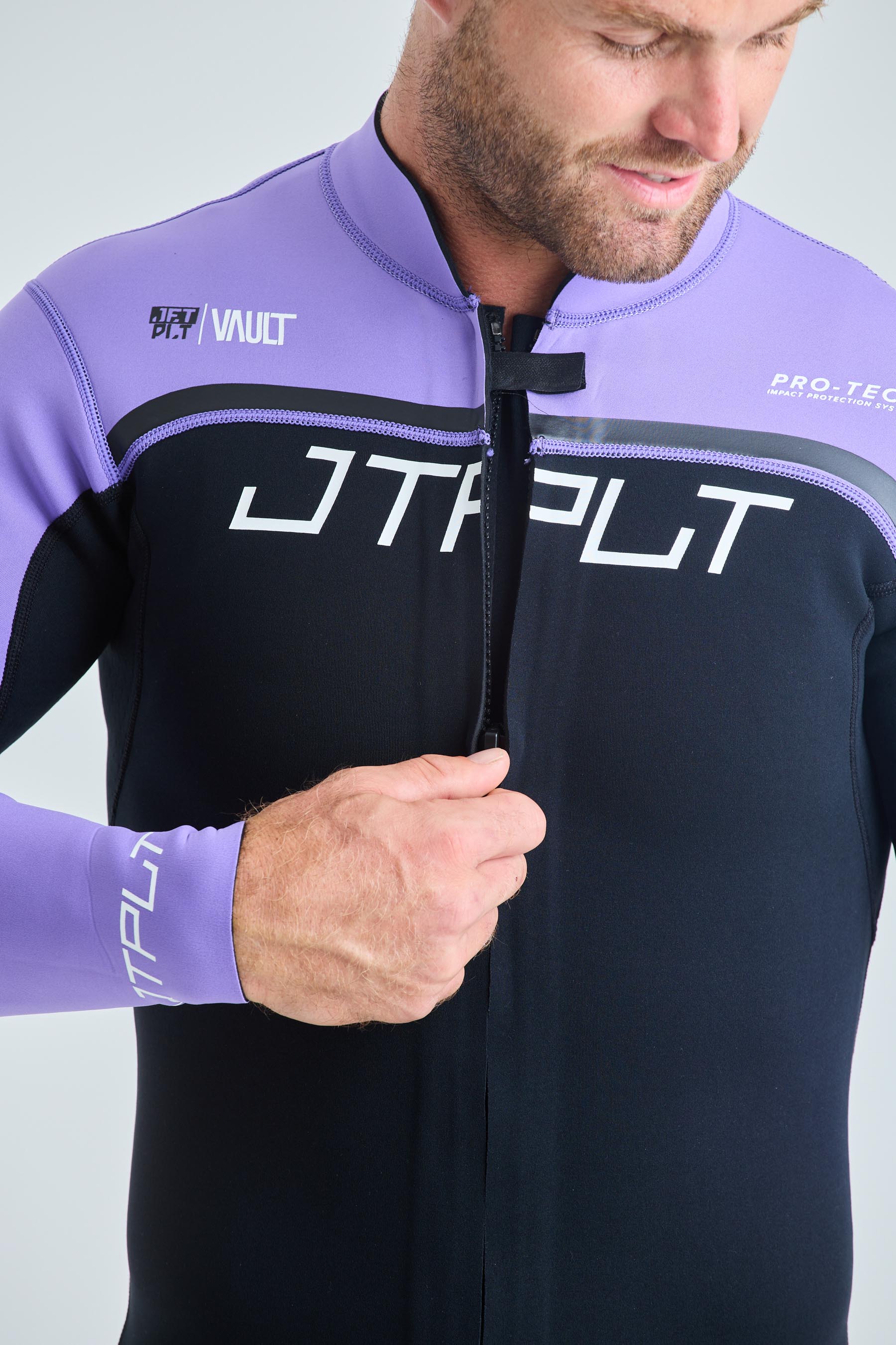 Jetpilot RX Vault Mens Race Jacket - Purple - Image 4