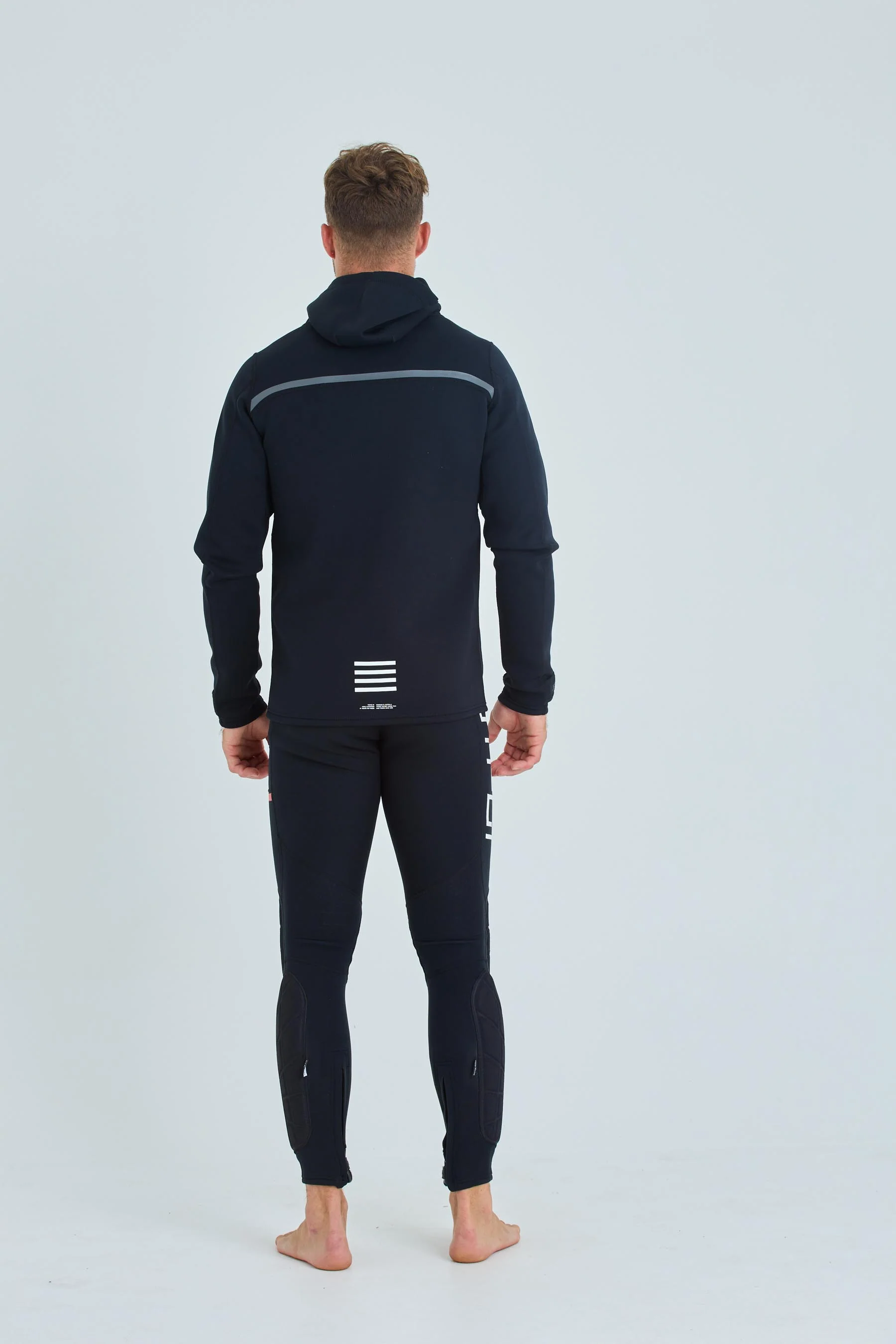 Jetpilot Vault Mens Tour Coat - Black/White - Image 3