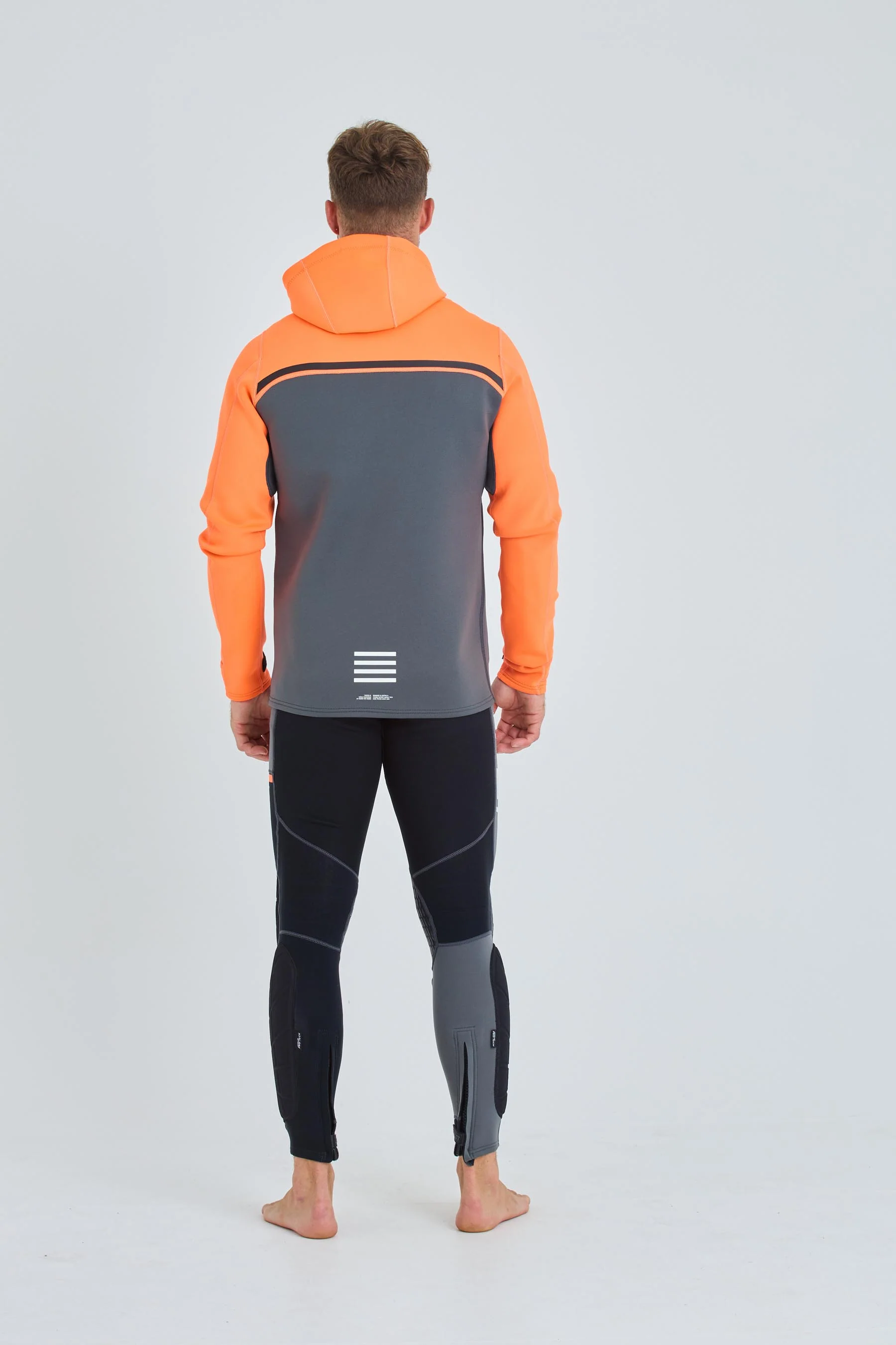Jetpilot RX Vault Mens Tour Coat - Char/Orange - Image 3