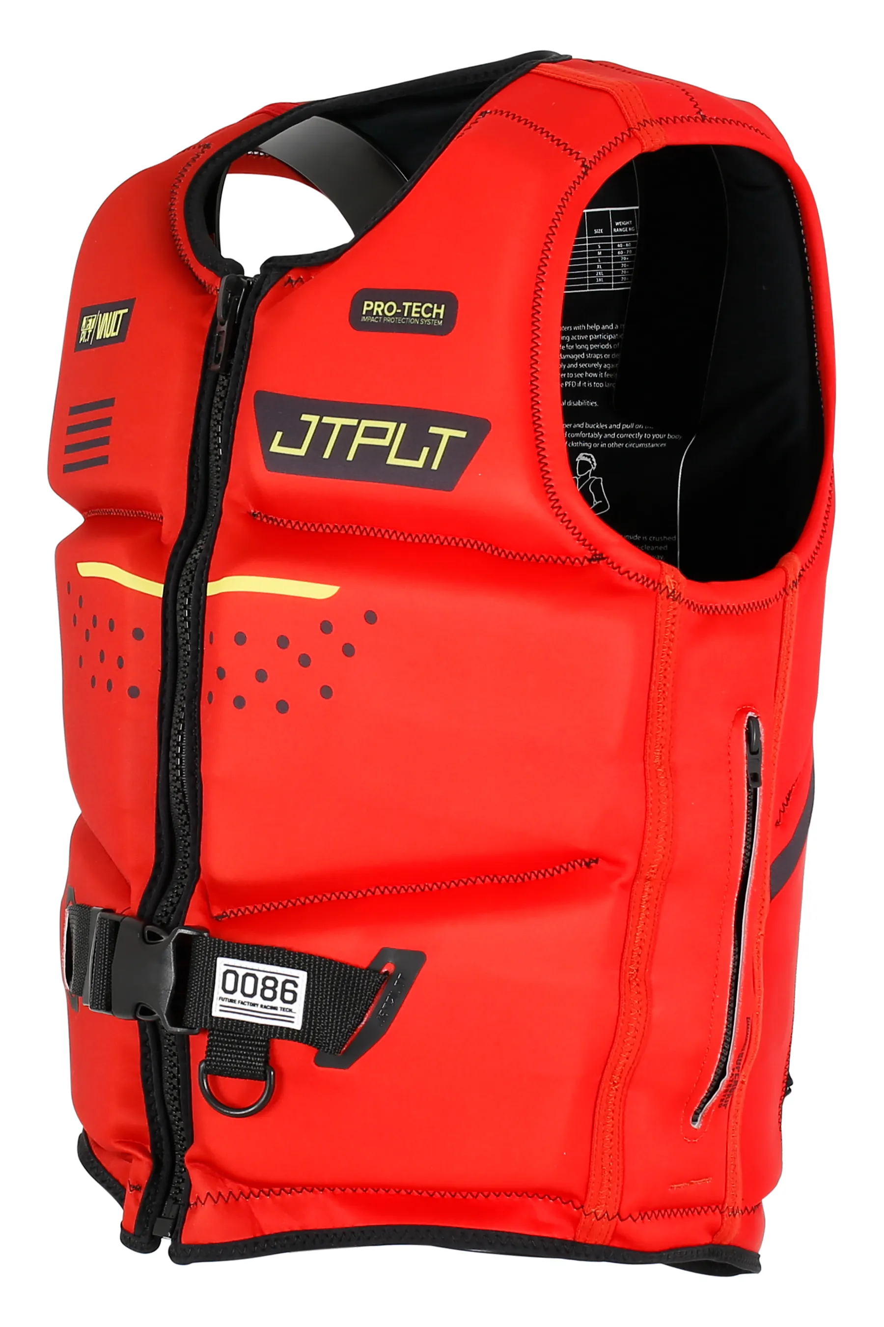 Jetpilot Vault Pro-Tech Life Jacket - Red - Image 2