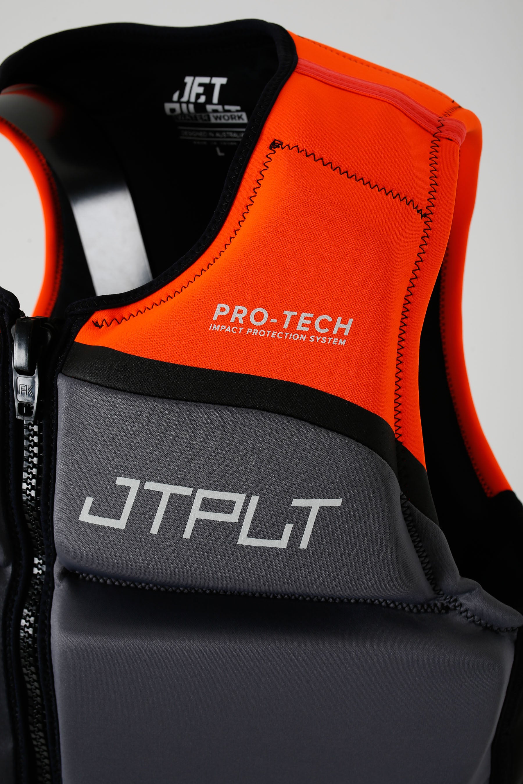 Jetpilot RX Vault Pro-Tech Life Jacket - Char/Orange - Image 5
