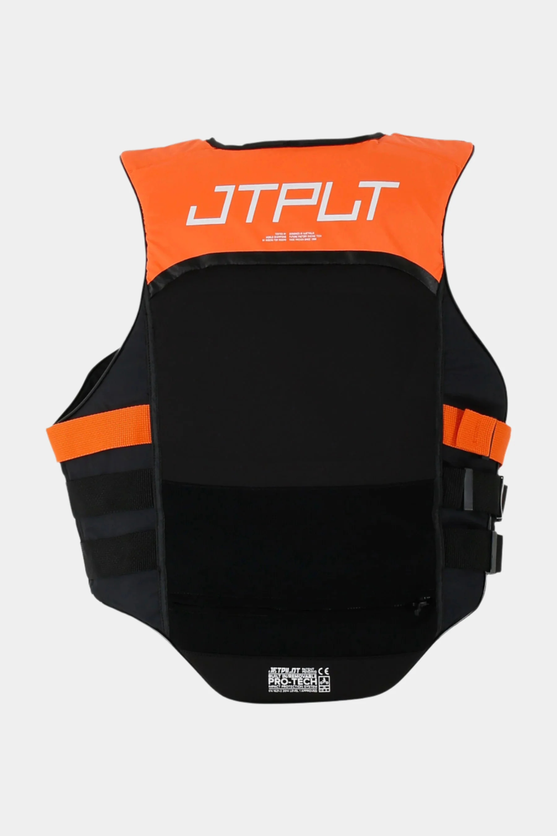 Jetpilot RX Vault Pro-Tech Side Entry Life Jacket - Char/Orange - Image 2