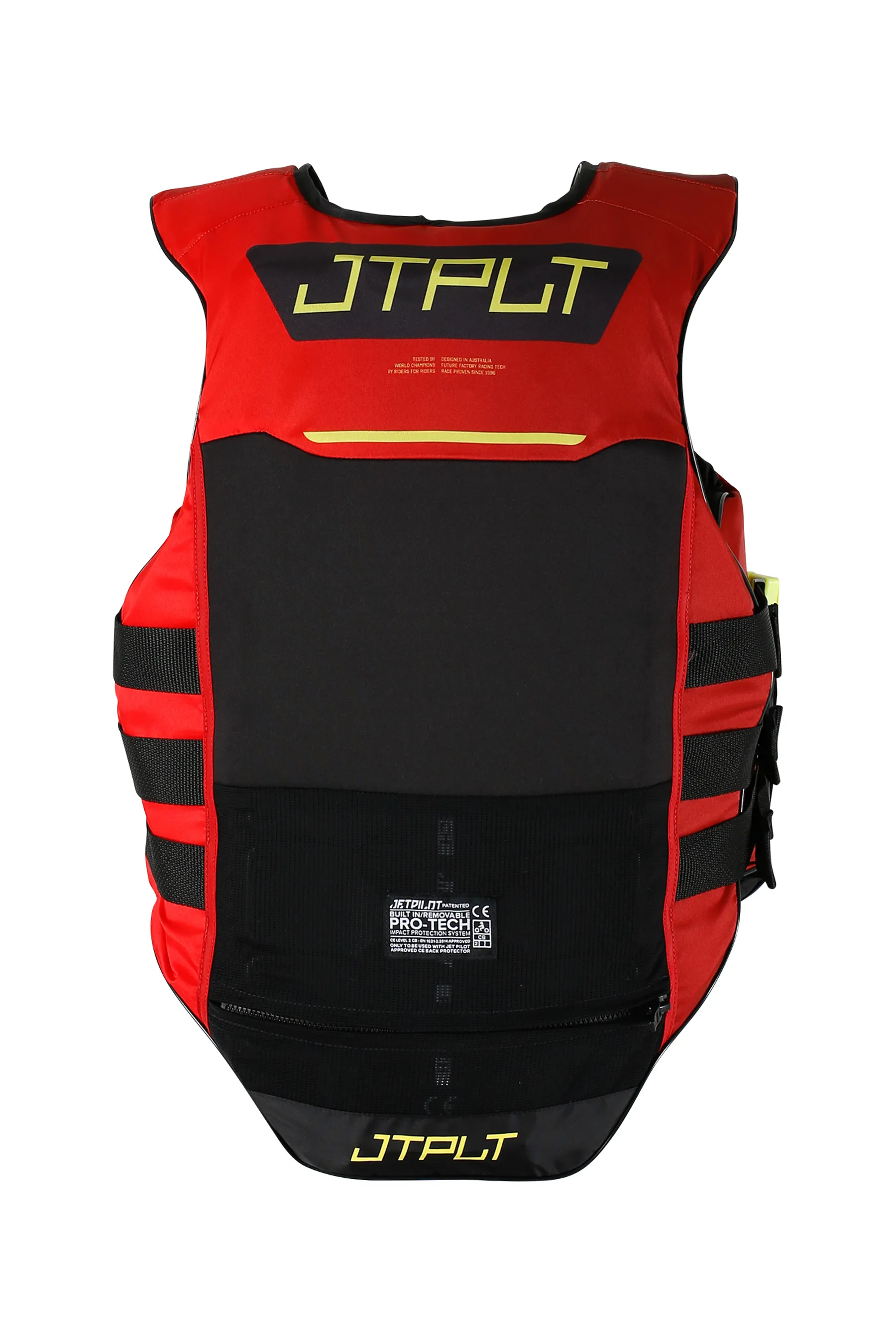 Jetpilot Vault Pro-Tech Side Entry Life Jacket - Red - Image 4