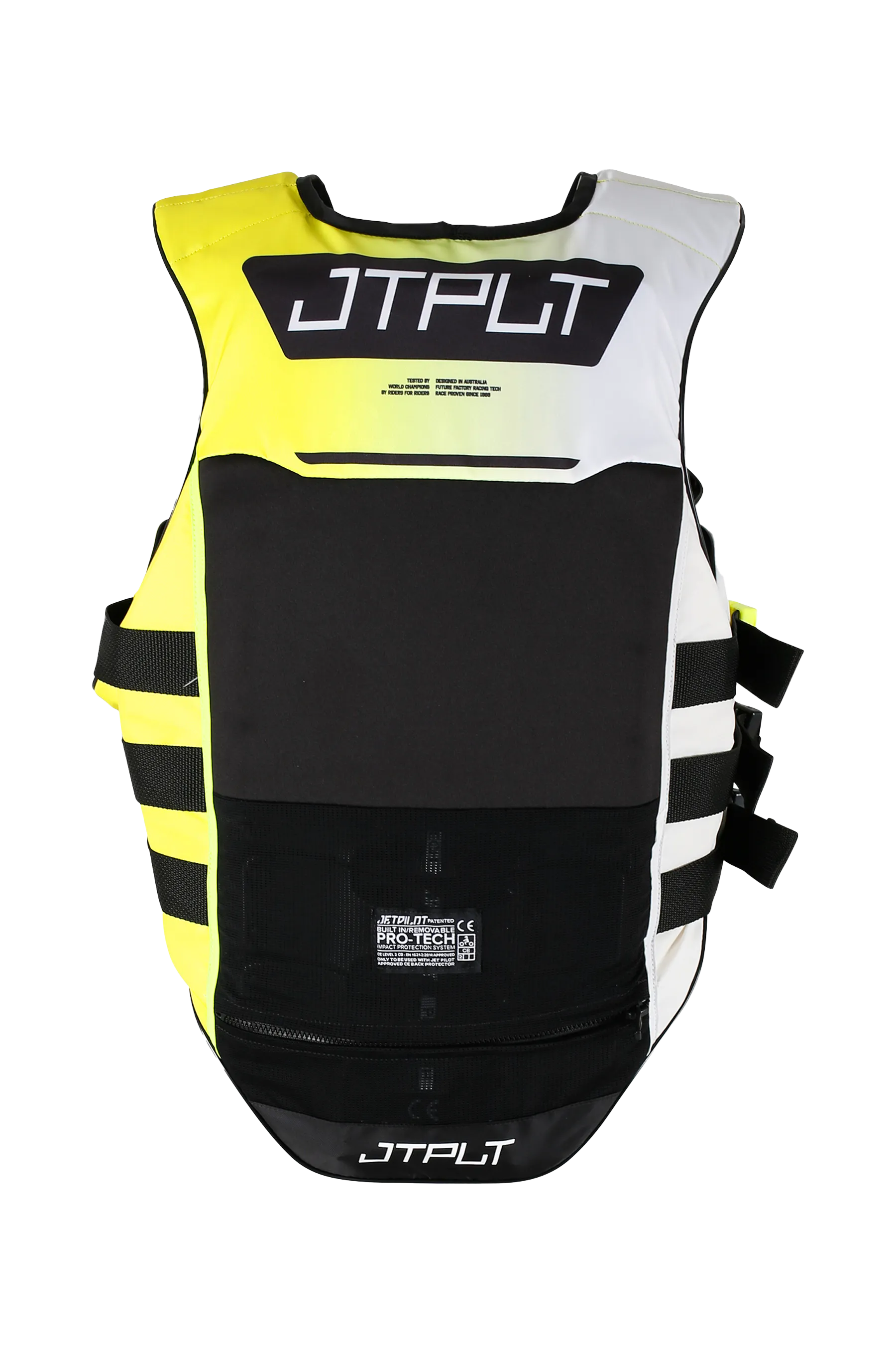 Jetpilot Vault Pro-Tech Side Entry Life Jacket - Yellow - Image 4