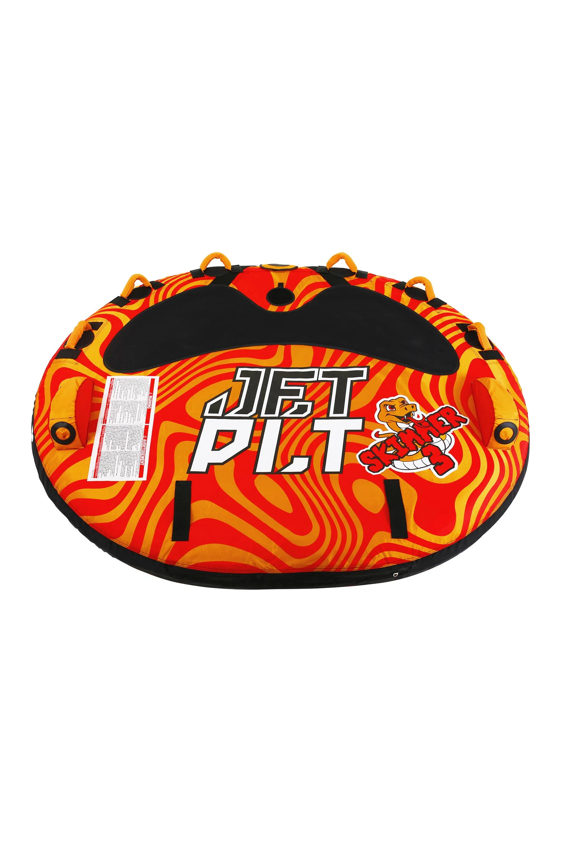 Jetpilot Skimmer 3 Person Towable Tube - Red/Orange - Image 3