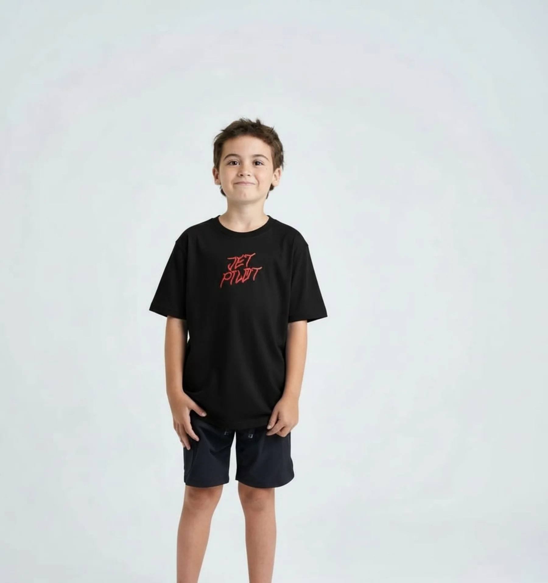 Jetpilot Snakebite Kids Tee - Black