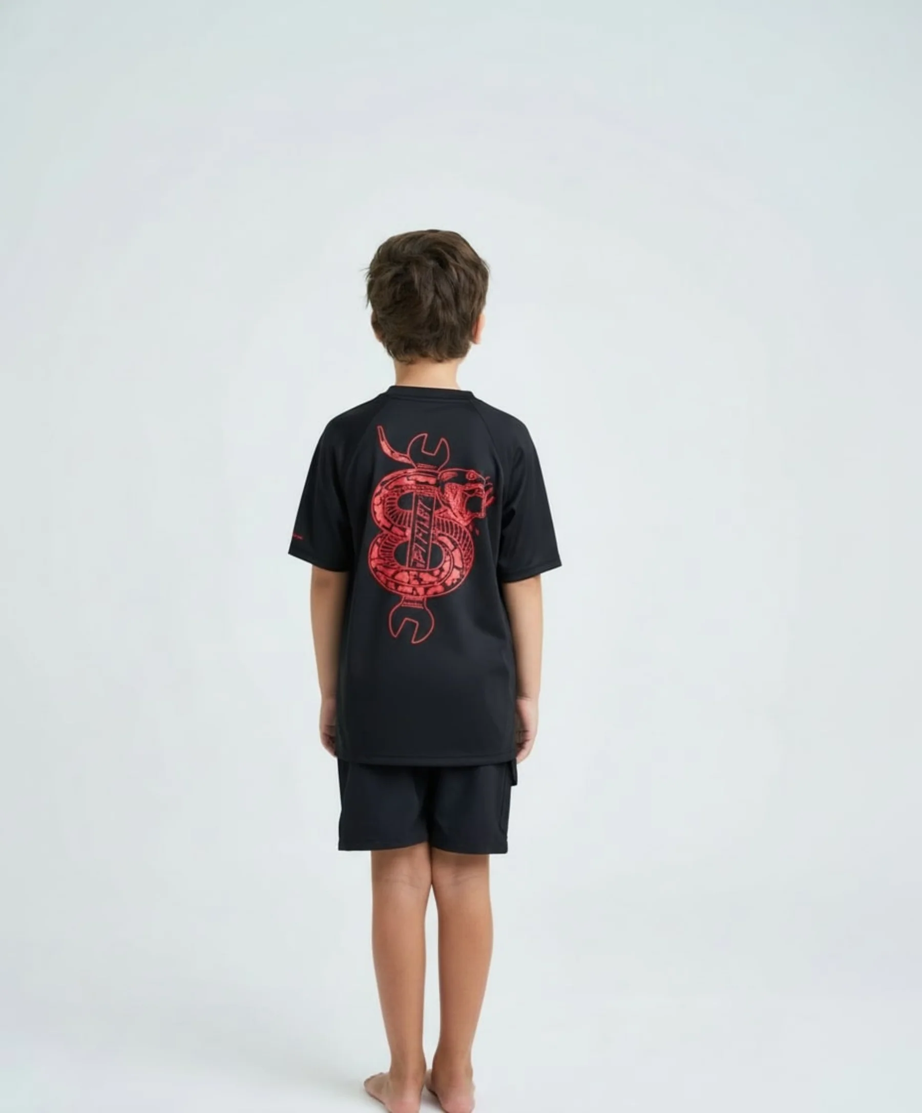 Jetpilot Snakebite Kids Tee - Black - Image 2