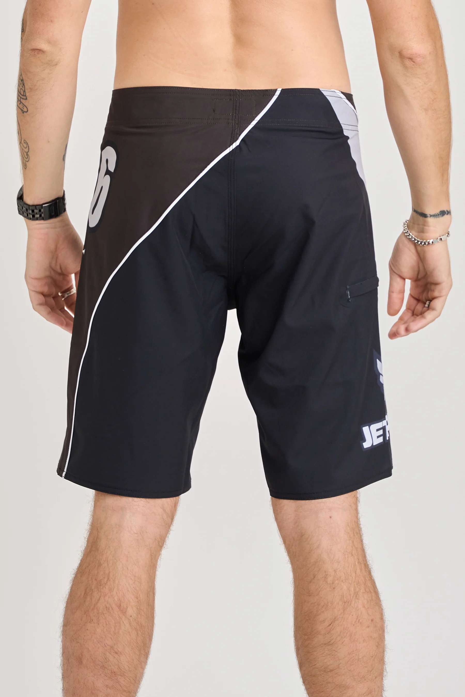 Jetpilot Squadron Boardshort - Black - Image 3