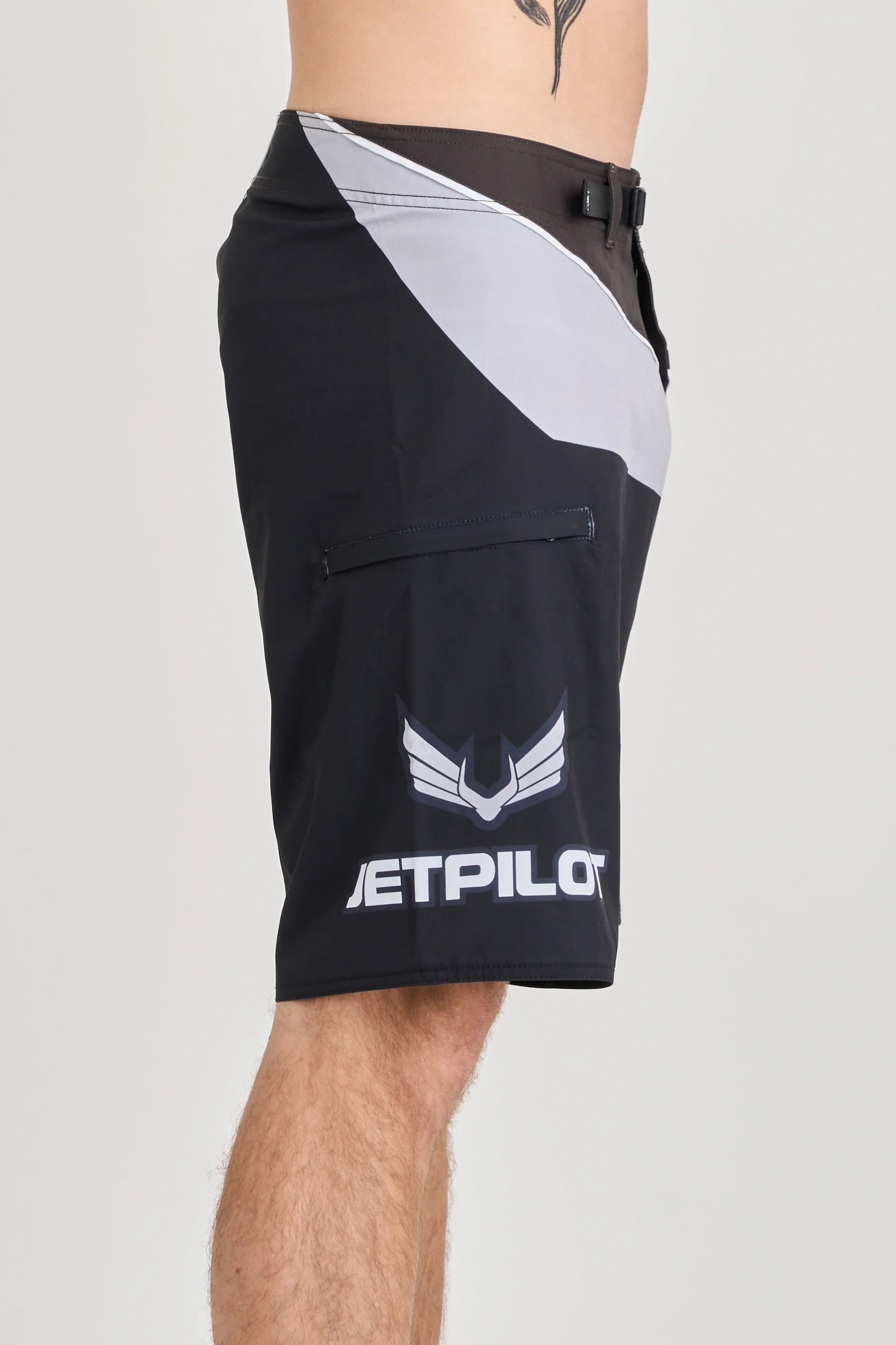 Jetpilot Squadron Boardshort - Black - Image 4