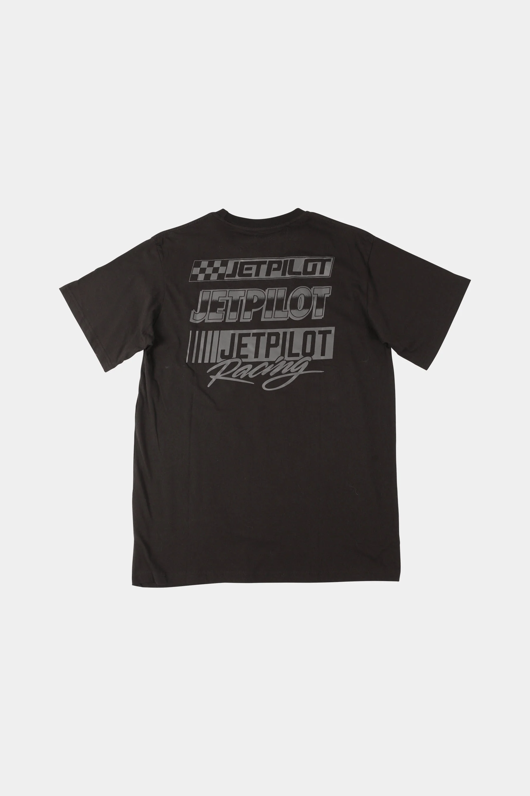 Jetpilot Stacked Racing Tee - Black - Image 3
