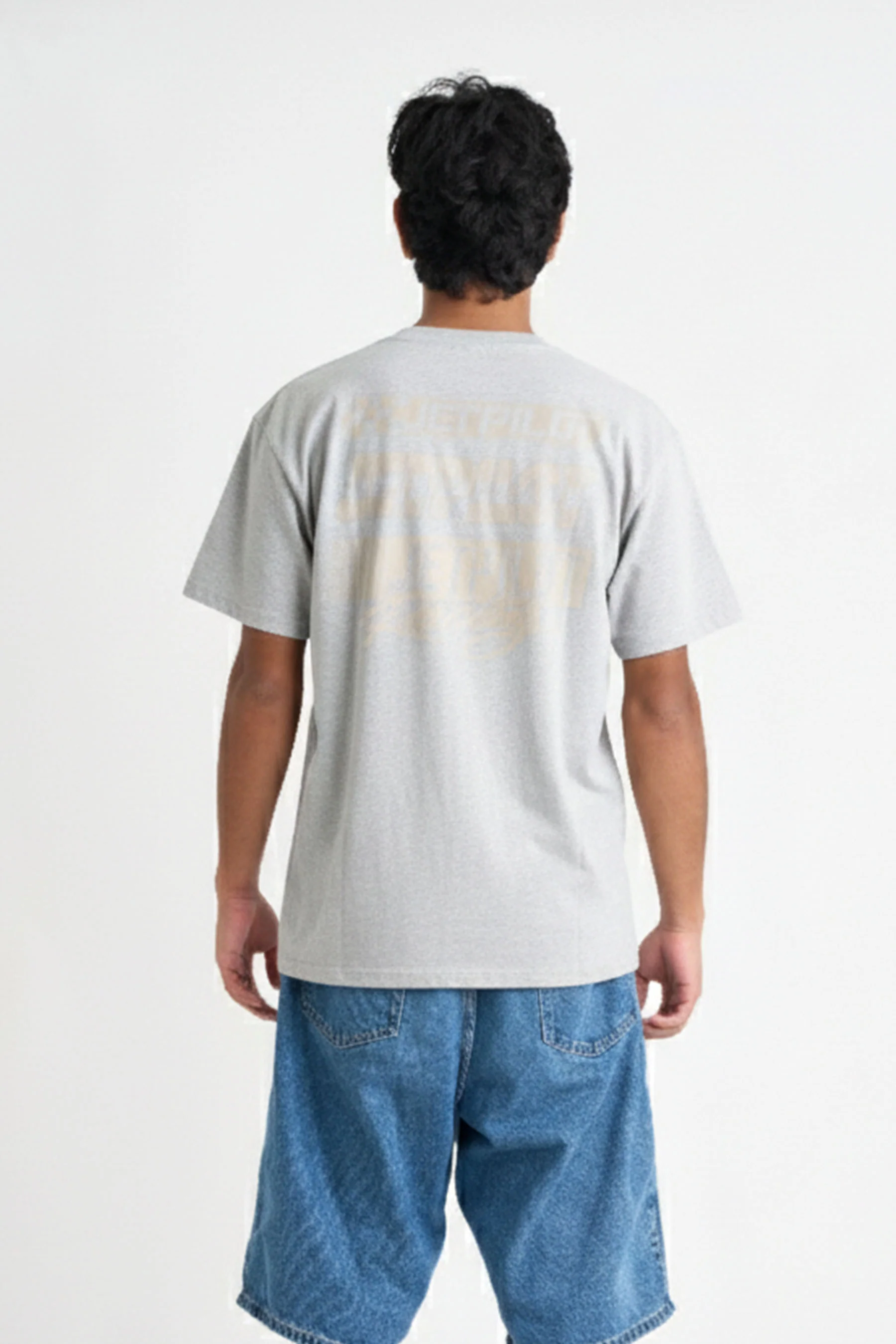 Jetpilot Stacked Racing Tee - Grey - Image 2