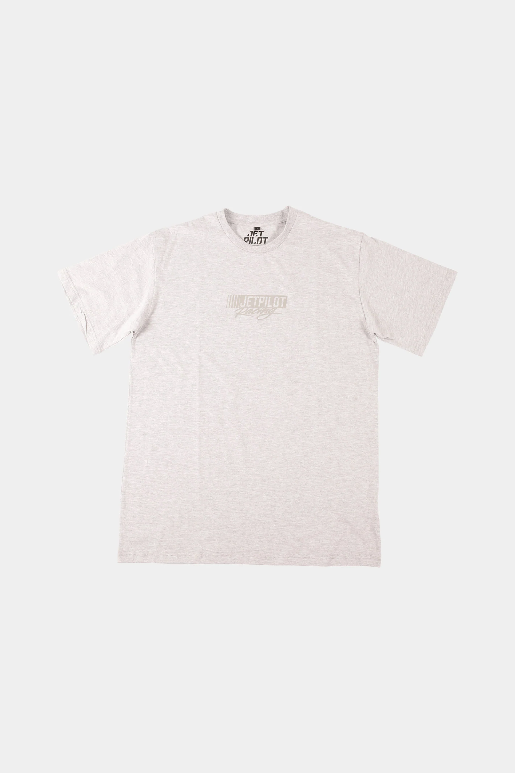 Jetpilot Stacked Racing Tee - Grey - Image 3