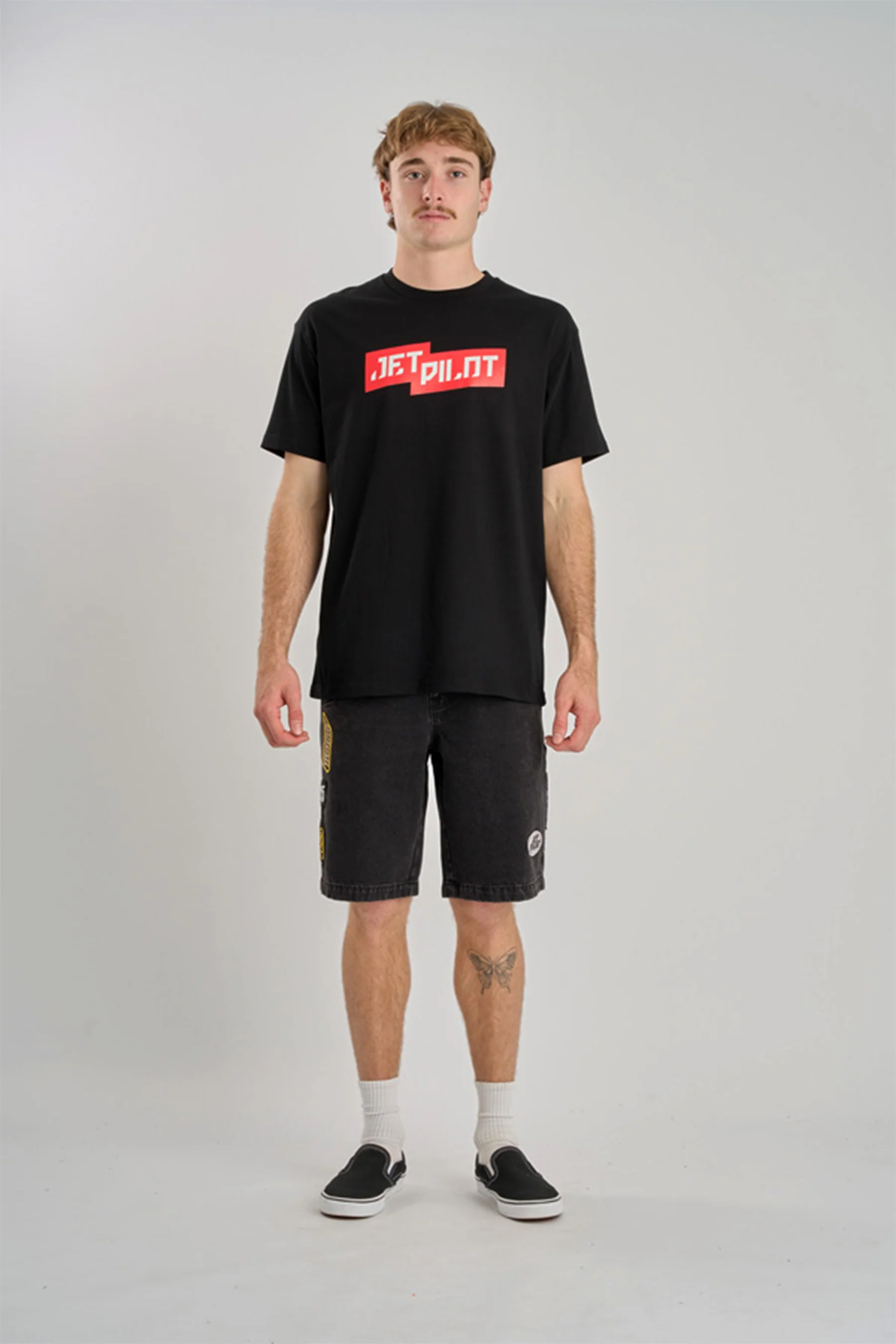 Jetpilot Staple Tee - Black - Image 3