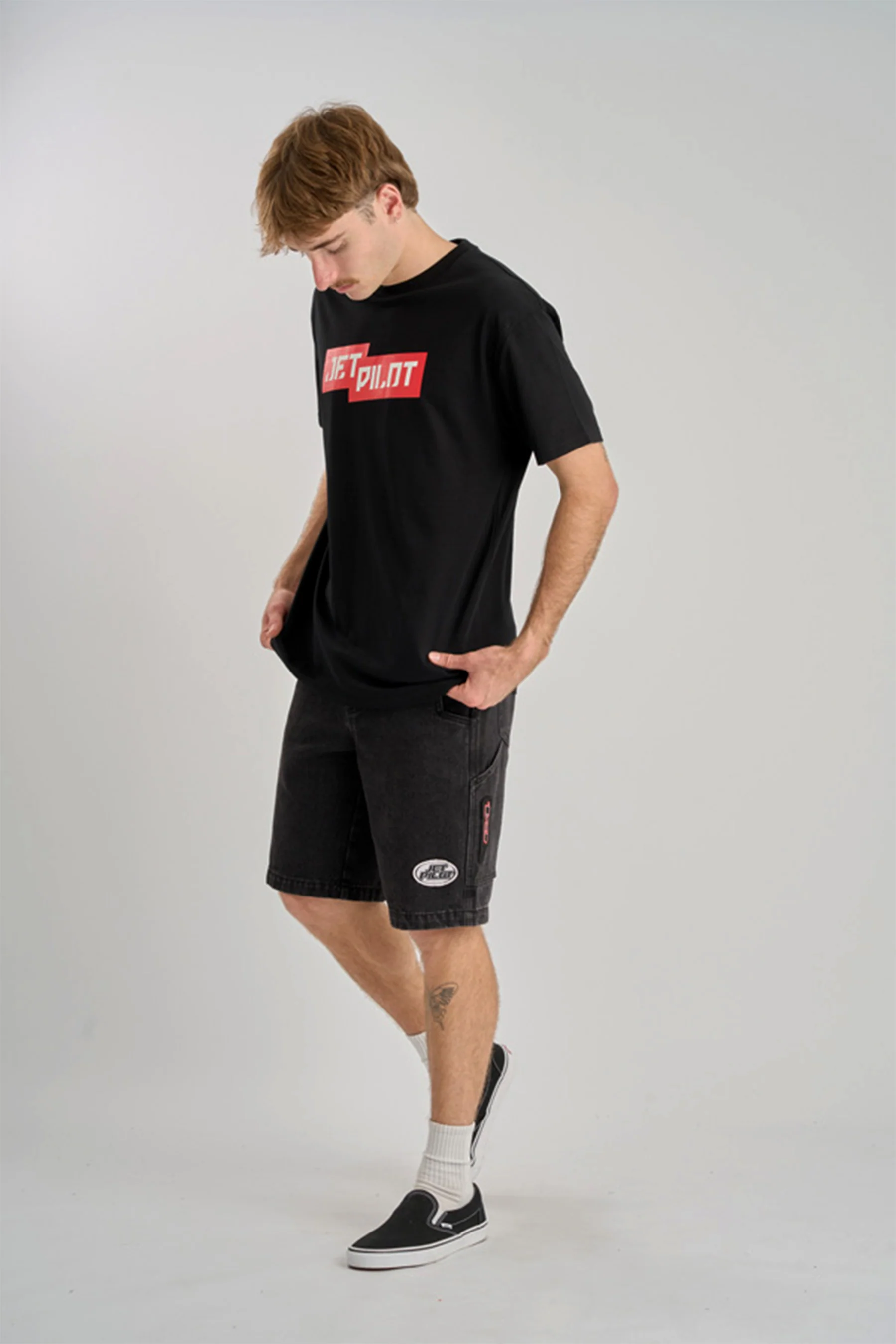 Jetpilot Staple Tee - Black - Image 4