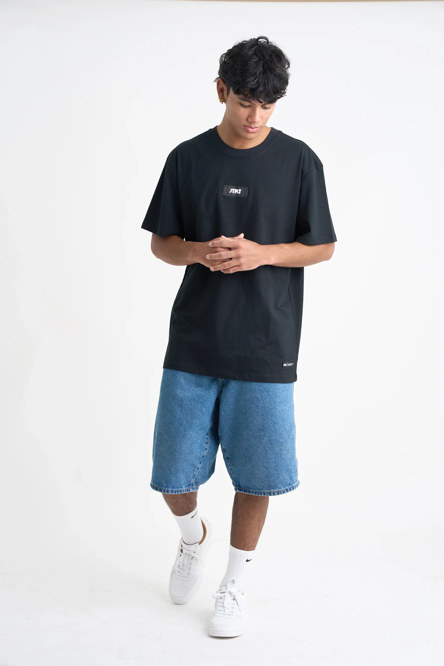 JTPLT Staple Tee - Black - Image 2