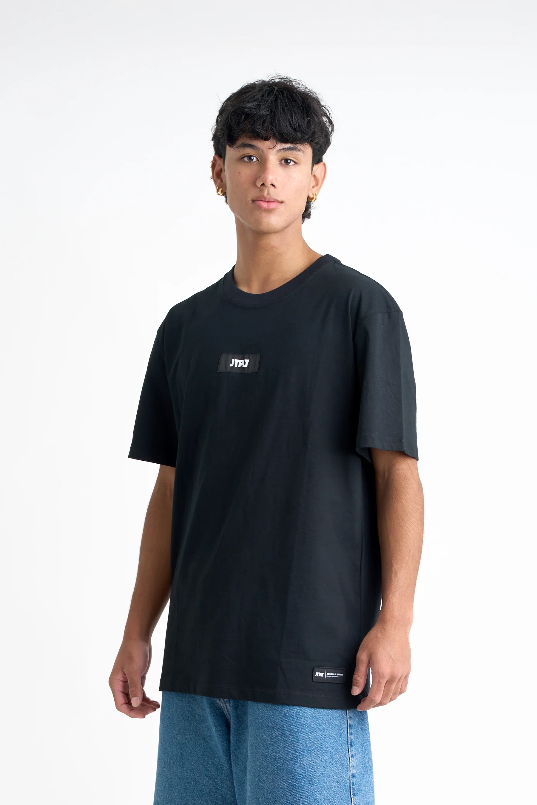 JTPLT Staple Tee - Black - Image 3