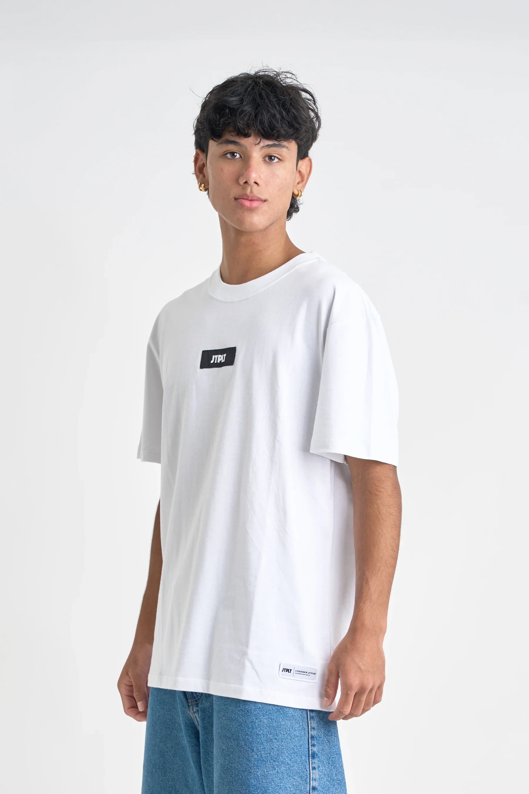 JTPLT Staple Tee - White - Image 3