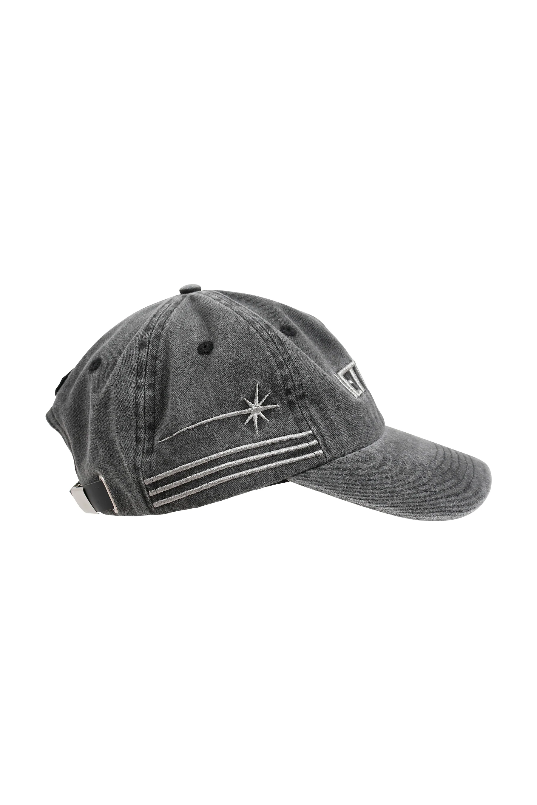Jetpilot Star Strap Back Cap - Acid Black - Image 4