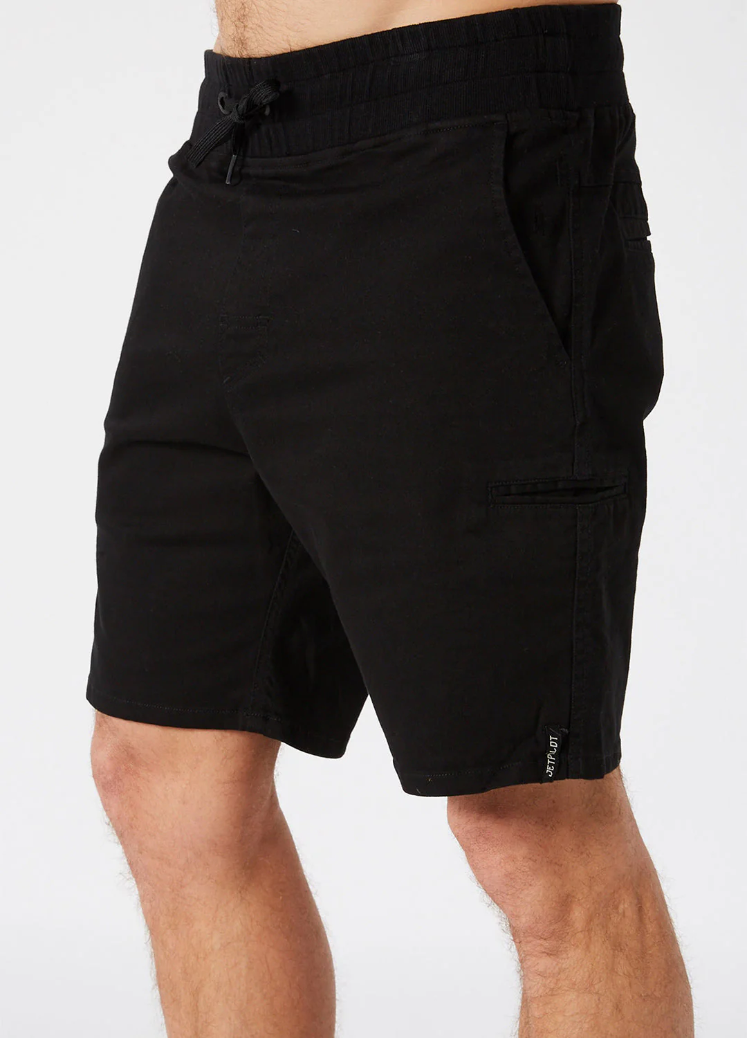 Jetpilot Stretched Out Mens Walkshort - Black - Image 3