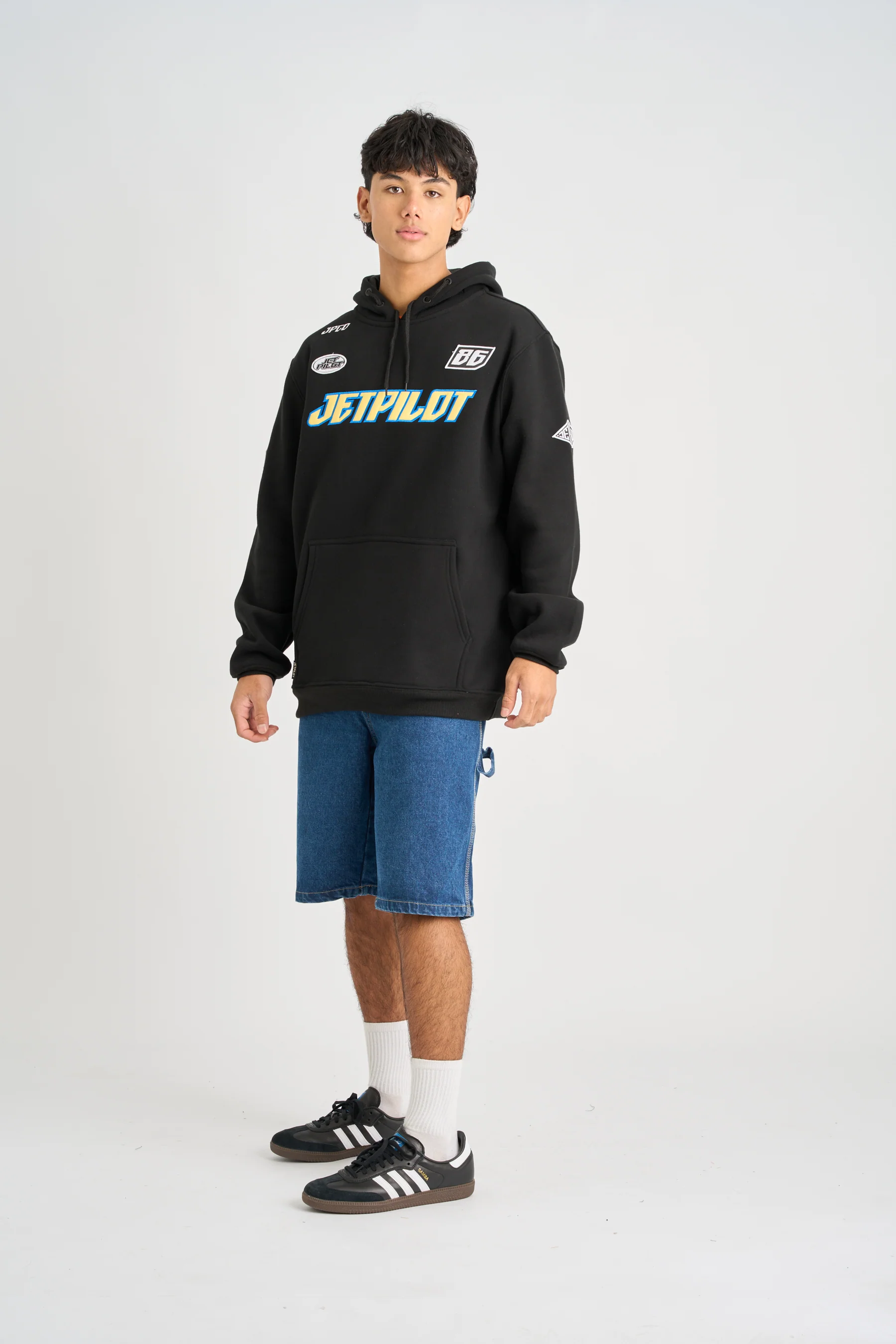 Jetpilot Striker Pullover Hoodie - Black - Image 6