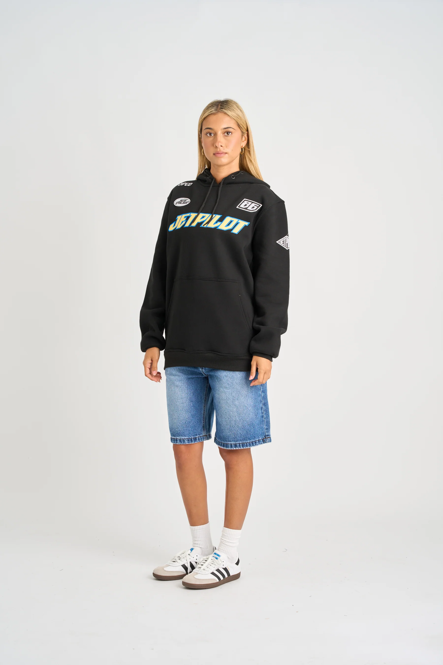 Jetpilot Striker Pullover Hoodie - Black - Image 8