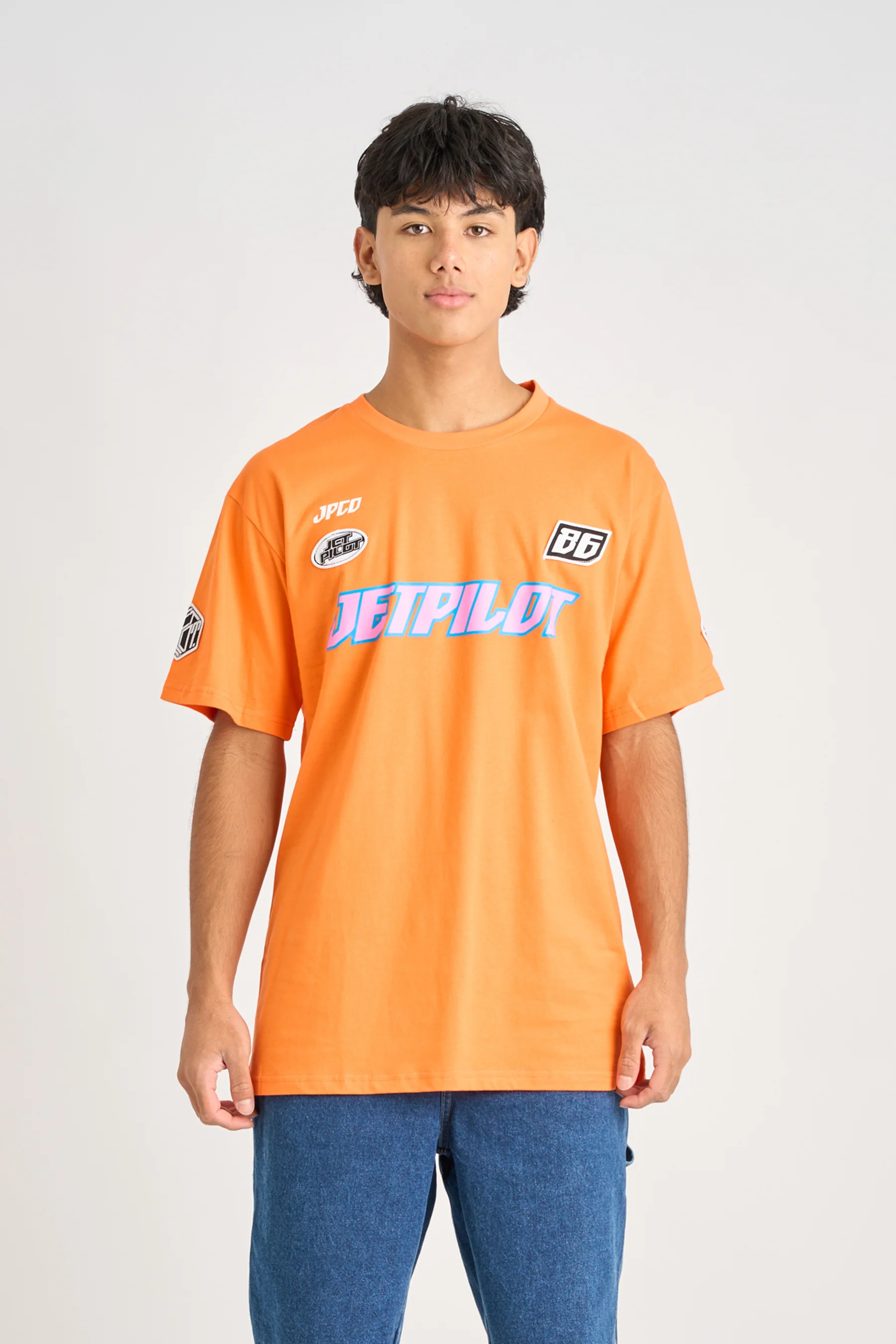 Jetpilot Striker Tee - Orange - Image 3