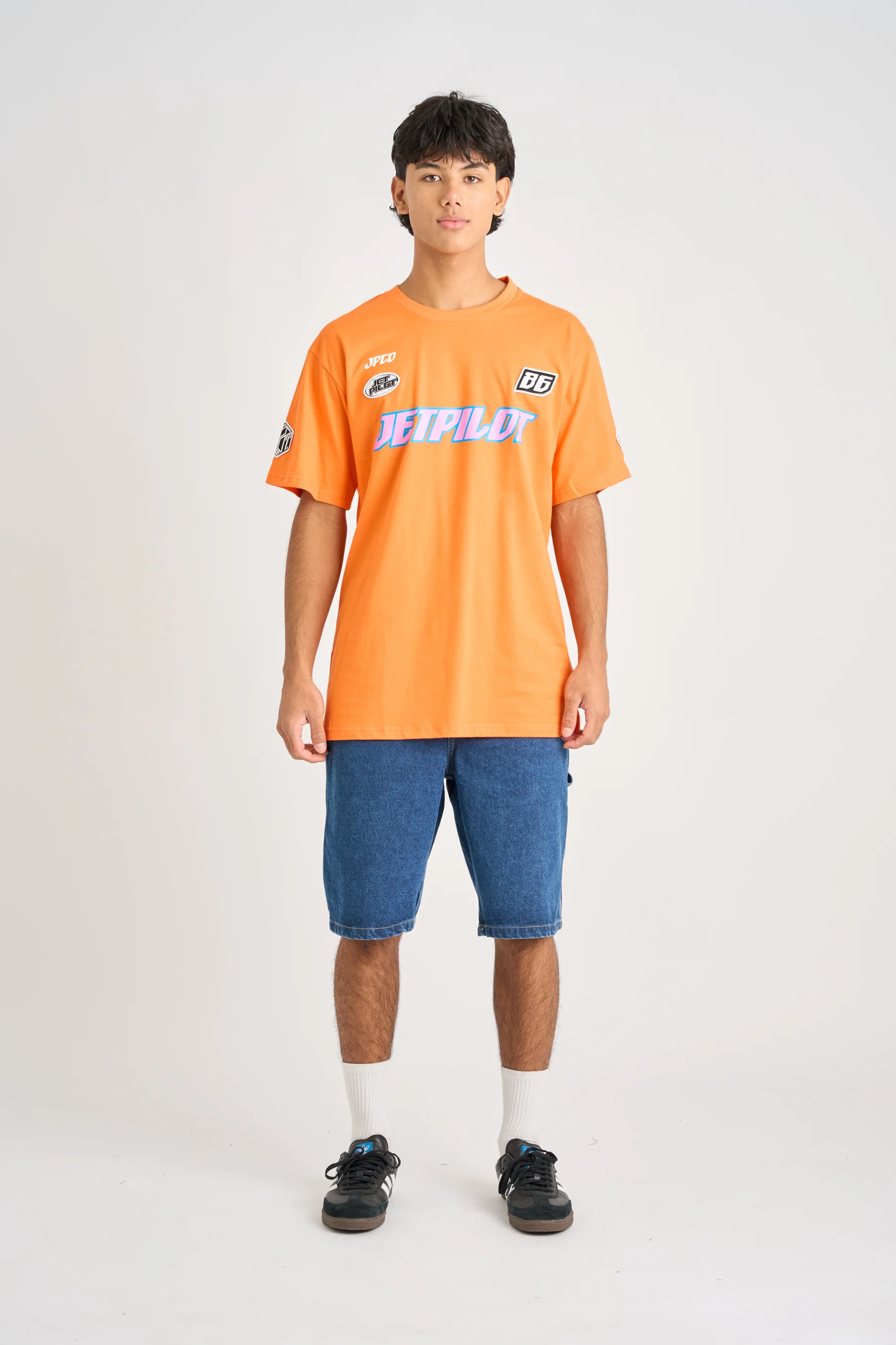 Jetpilot Striker Tee - Orange - Image 4