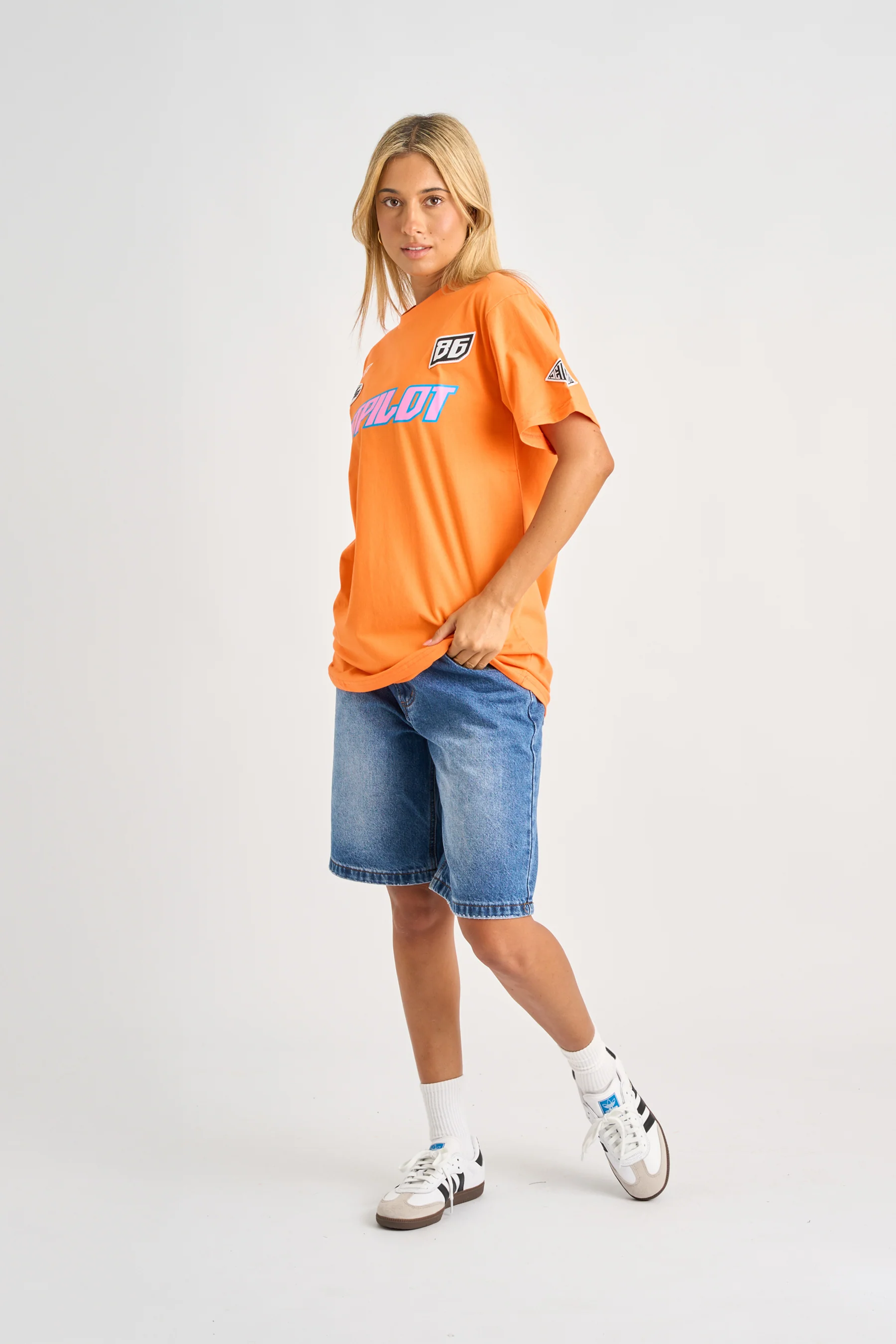 Jetpilot Striker Tee - Orange - Image 7