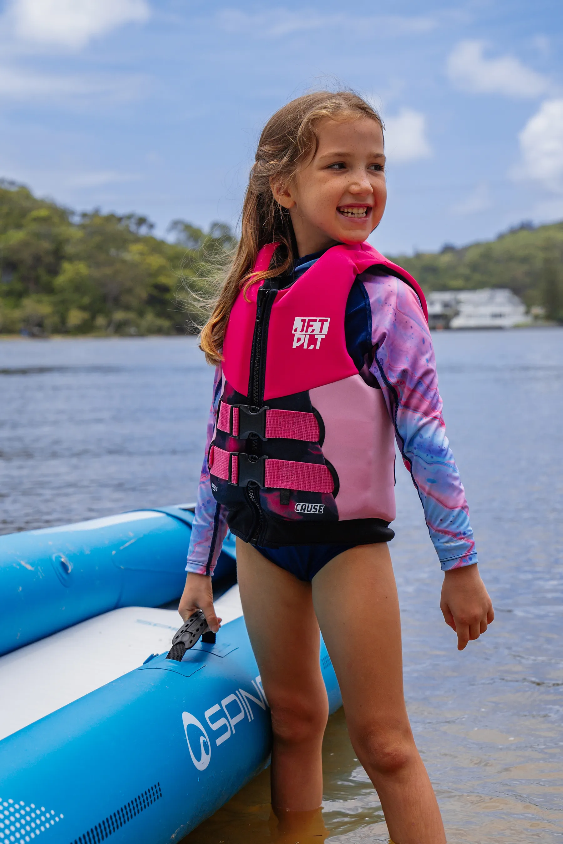 Jetpilot The Cause Kids Life Jacket - Pink - Image 2