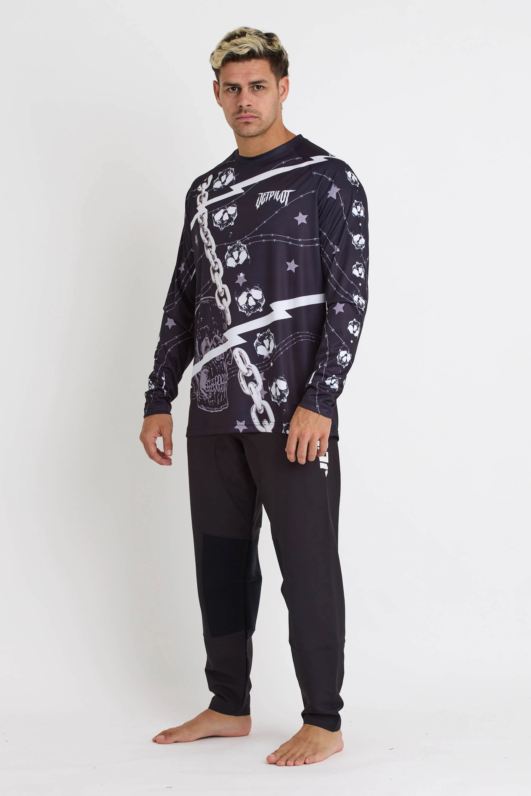 Jetpilot Thrillseekeer Jersey - Black - Image 2