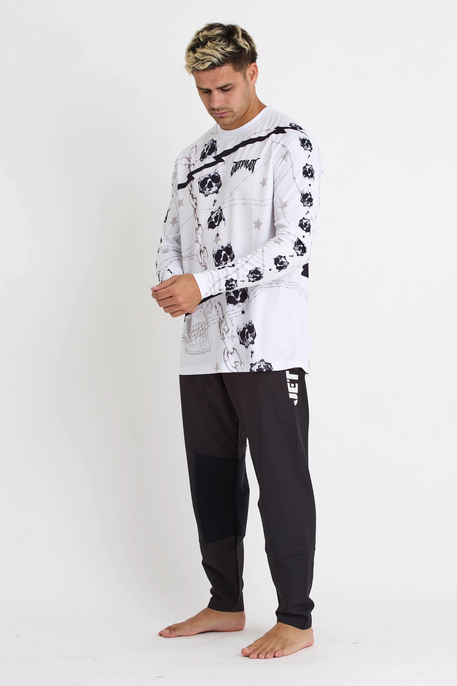 Jetpilot Thrillseekeer Jersey - White - Image 2