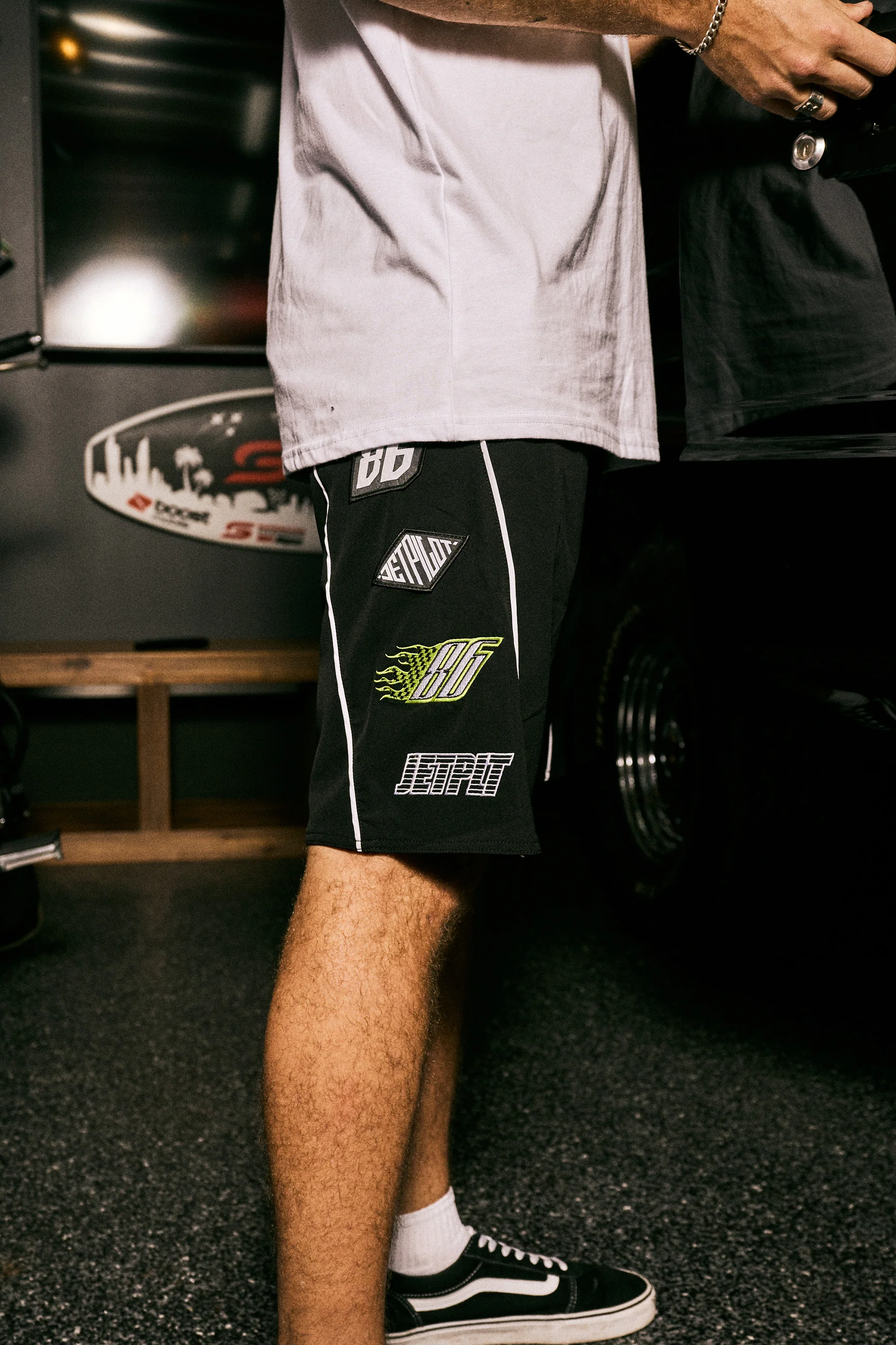 Jetpilot Track Day Boardshort - Black - Image 3