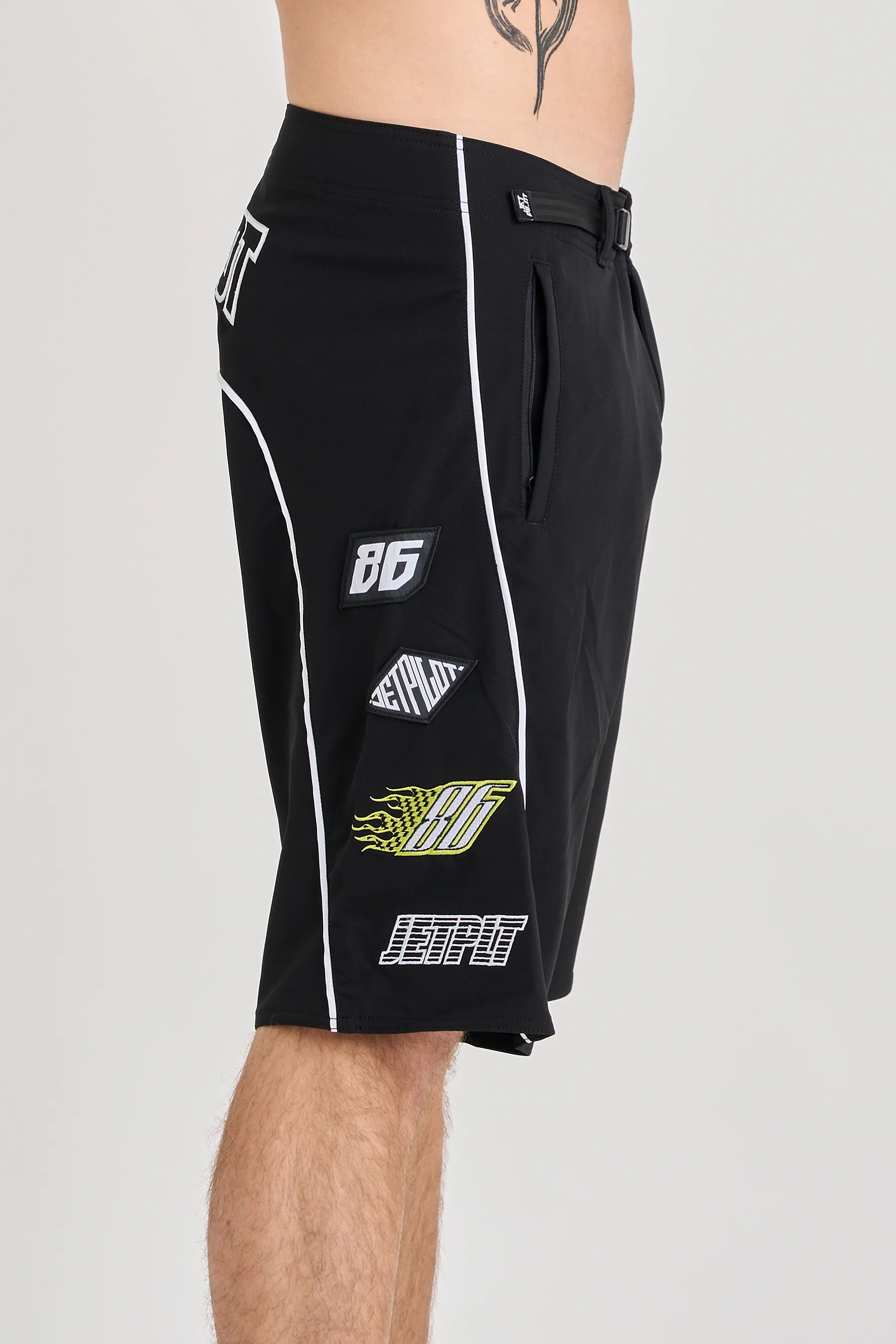 Jetpilot Track Day Boardshort - Black - Image 6