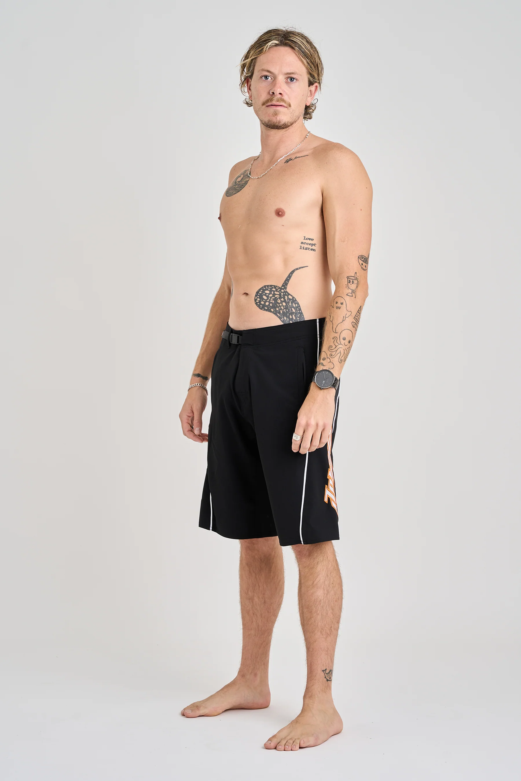 Jetpilot Track Day Boardshort - Black - Image 7