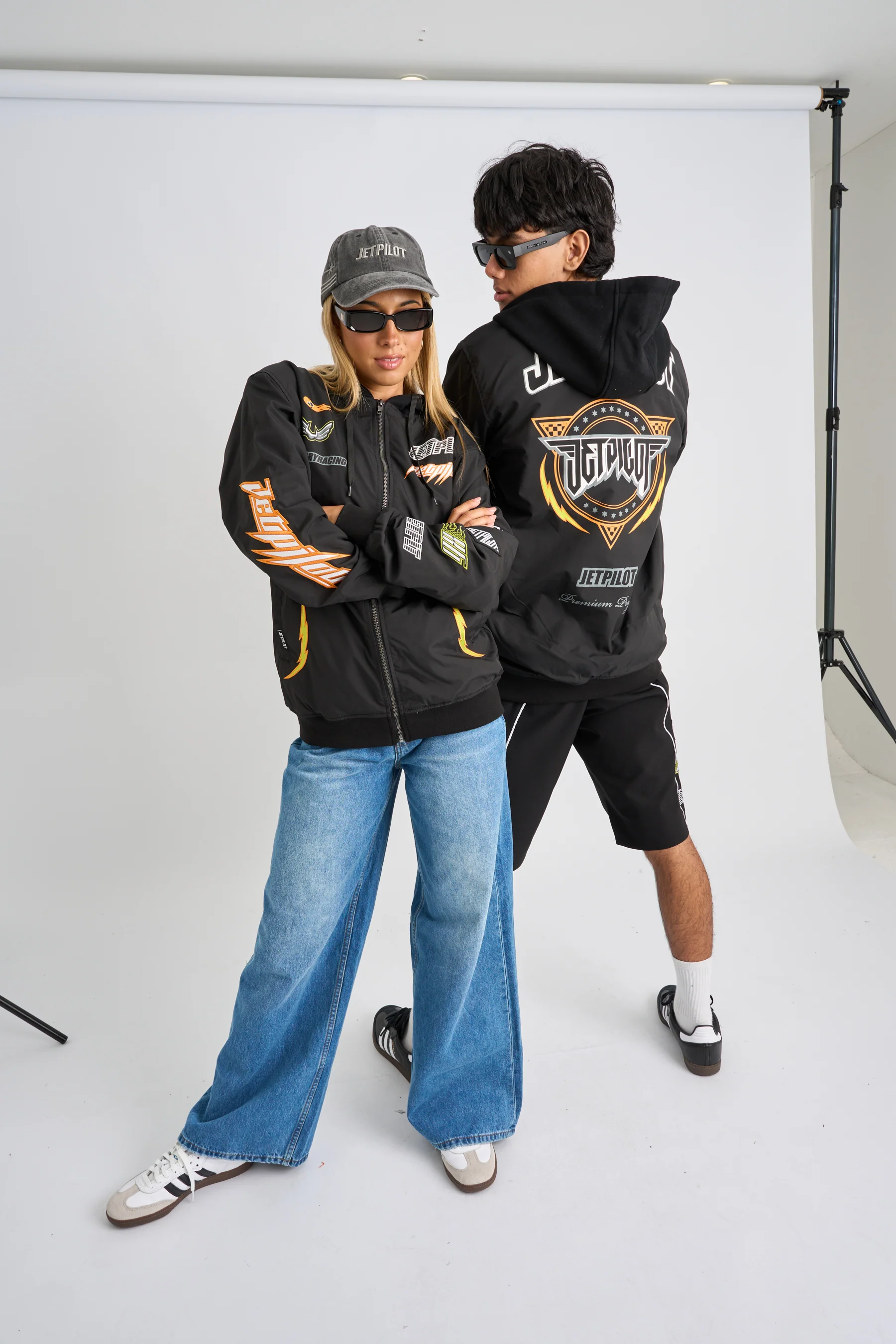 Jetpilot Track Day Jacket - Black
