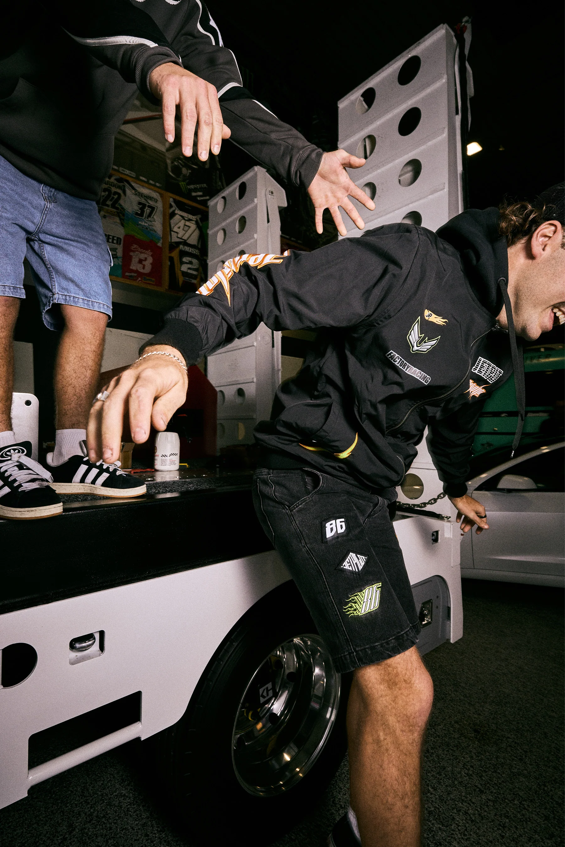 Jetpilot Track Day Jacket - Black - Image 10