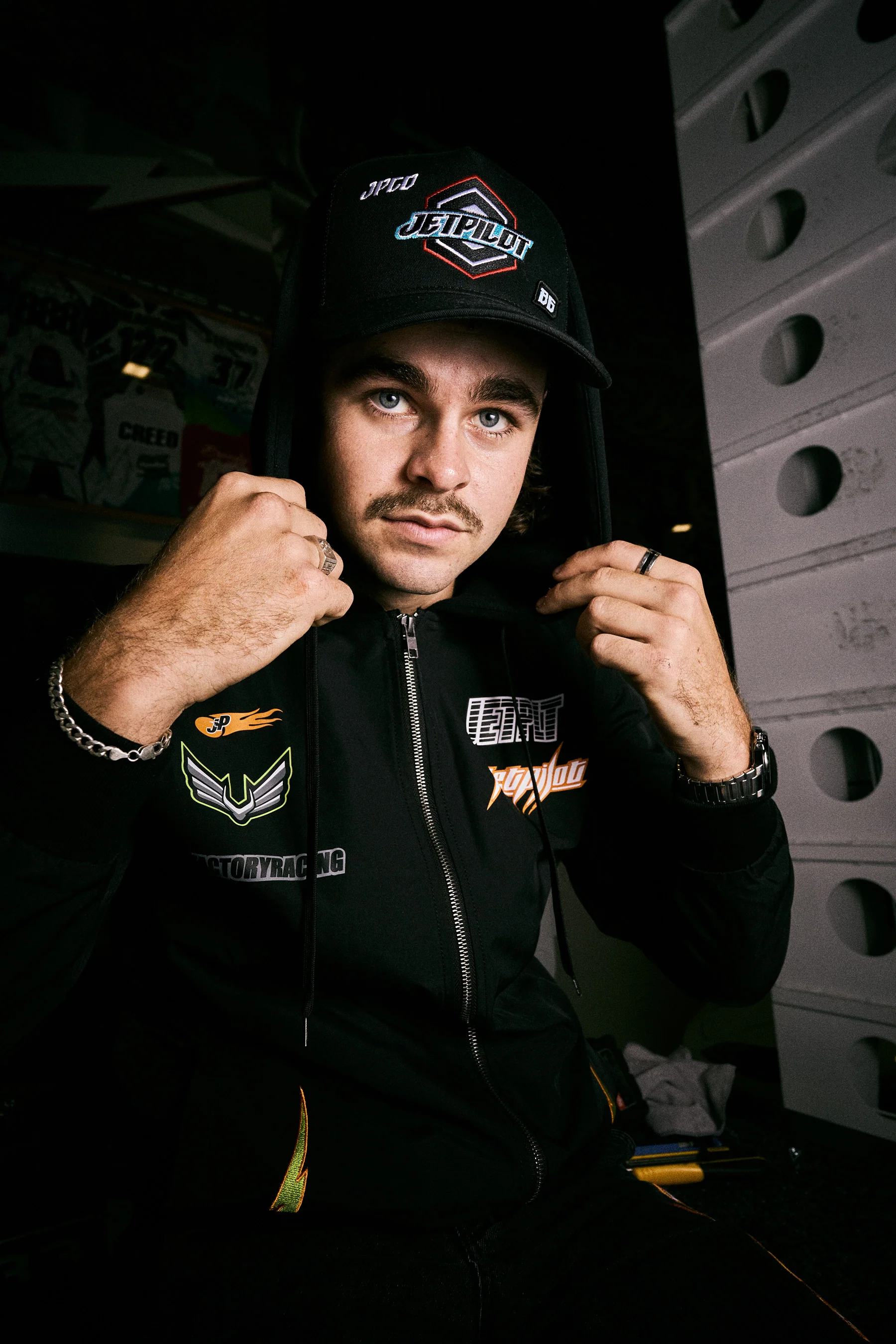Jetpilot Track Day Jacket - Black - Image 2