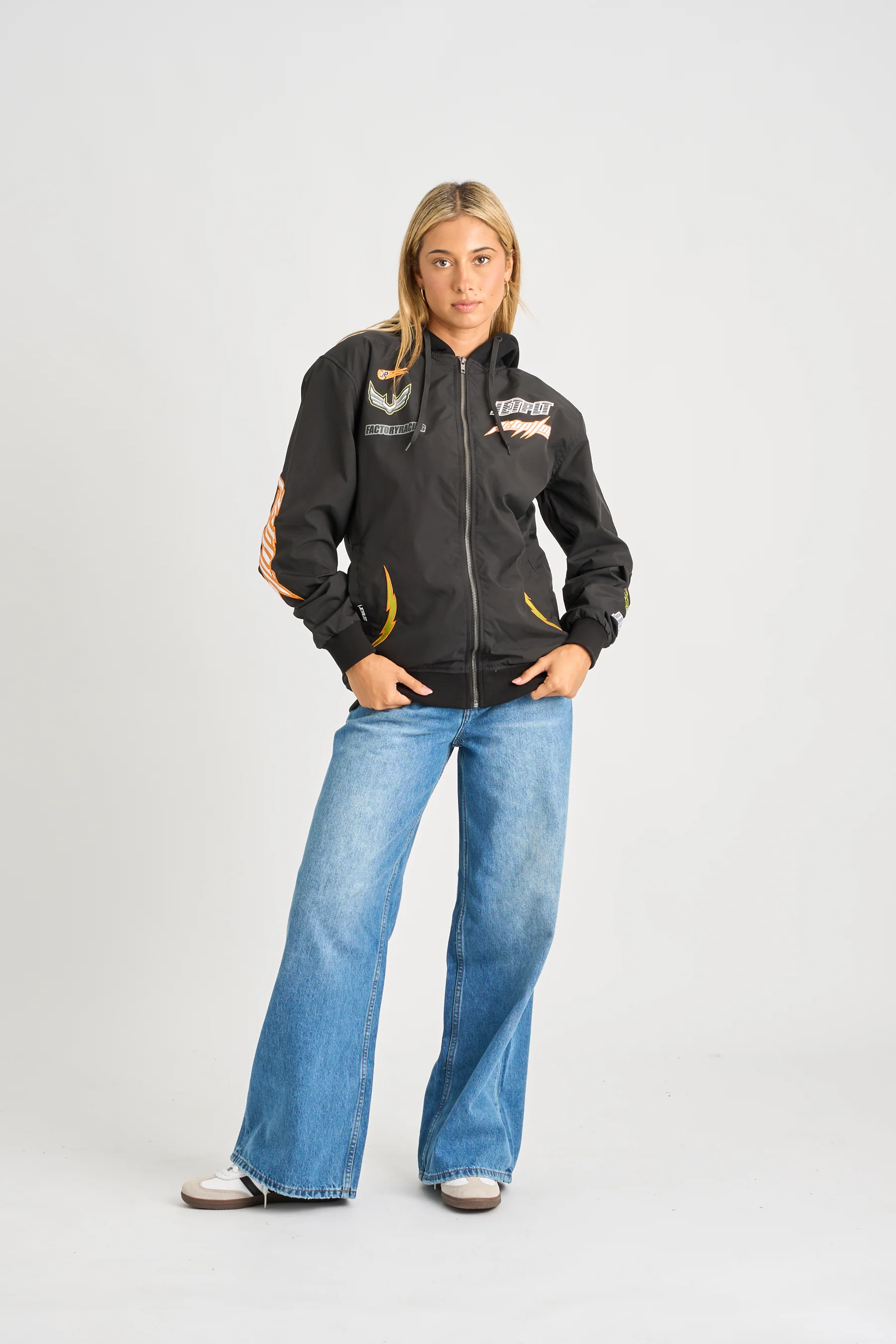 Jetpilot Track Day Jacket - Black - Image 3