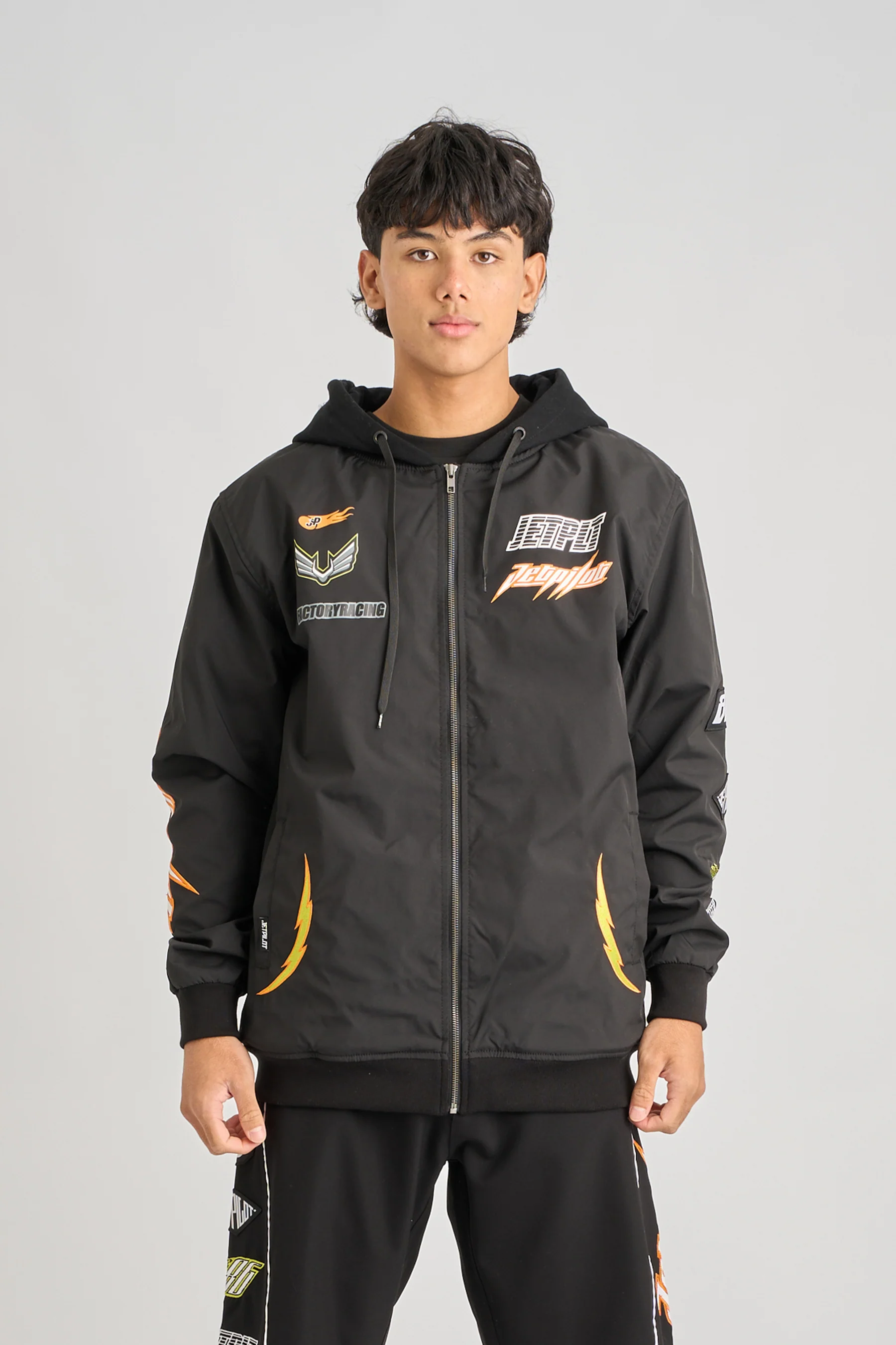 Jetpilot Track Day Jacket - Black - Image 4